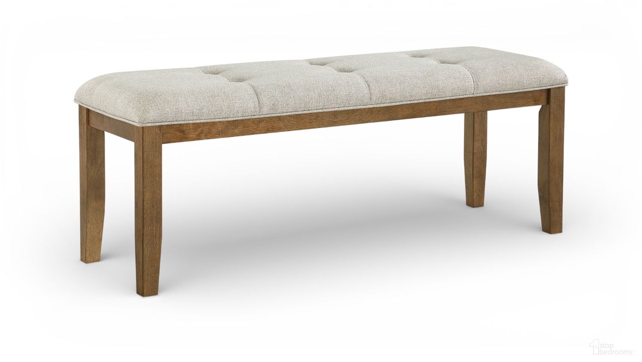 The appearance of Ananda Fabric Upholstered Bench In Beige designed by Meridian in the modern / contemporary interior design. This beige piece of furniture was selected by 1StopBedrooms from Ananda Collection to add a touch of cosiness and style into your home. Sku: 88040Beige-Bench. Material: Foam.