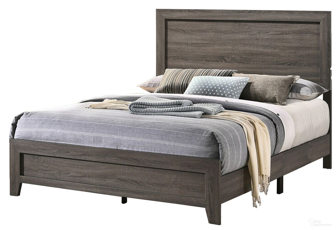 The appearance of Anastasia Eastern King Bed In Rustic Gray designed by Best Quality Furniture in the traditional interior design. This rustic gray piece of furniture was selected by 1StopBedrooms from Anastasia Collection to add a touch of cosiness and style into your home. Sku: ANA-EK-HB;ANA-EK-SR. Bed Type: Panel Bed. Bed Size: King. Material: MDF.