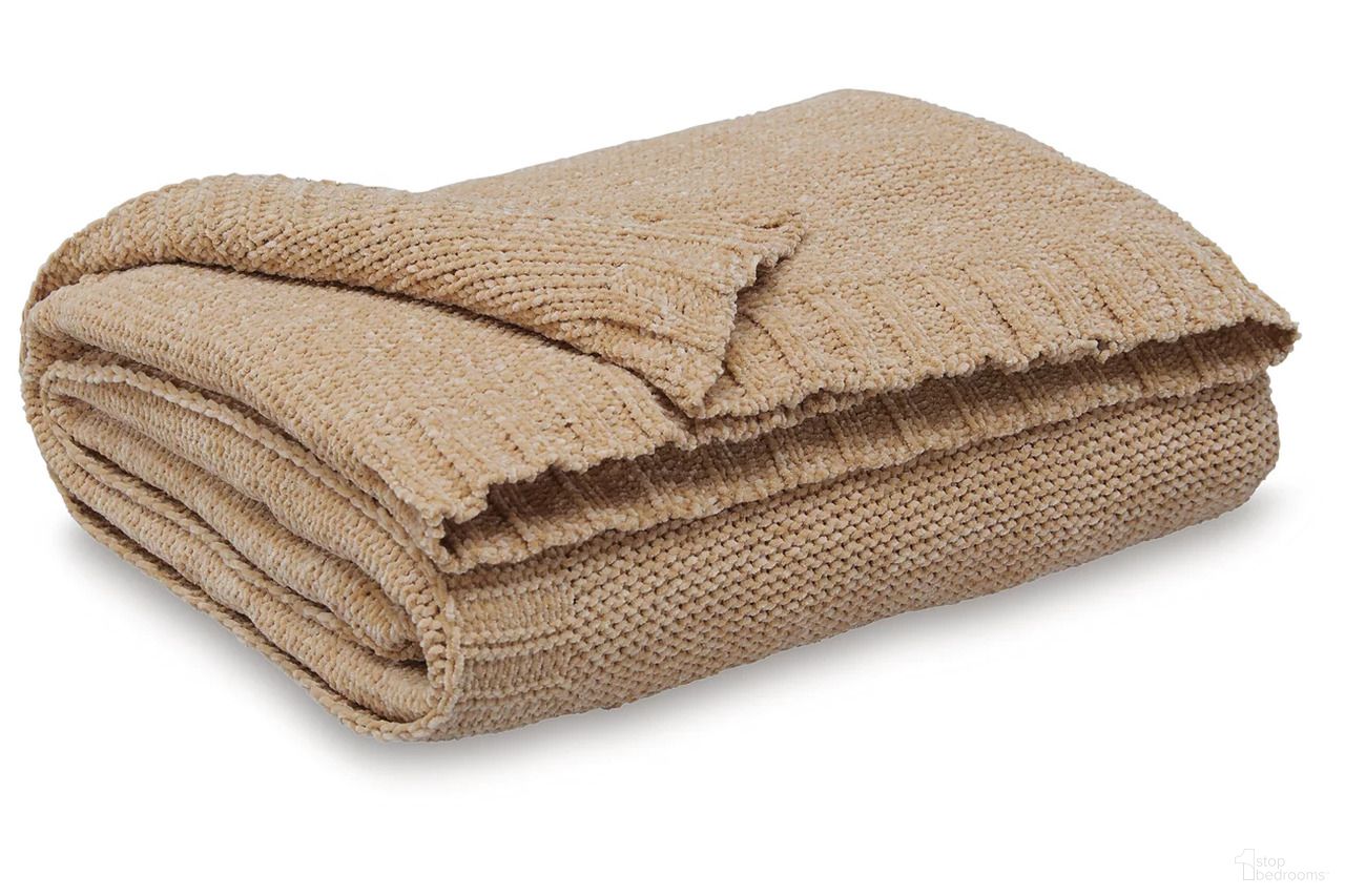 The appearance of Anawood Throw Set of 3 In Gold designed by Signature Design by Ashley in the transitional interior design. This gold piece of furniture was selected by 1StopBedrooms from Anawood Collection to add a touch of cosiness and style into your home. Sku: A1001099. Material: Fabric.
