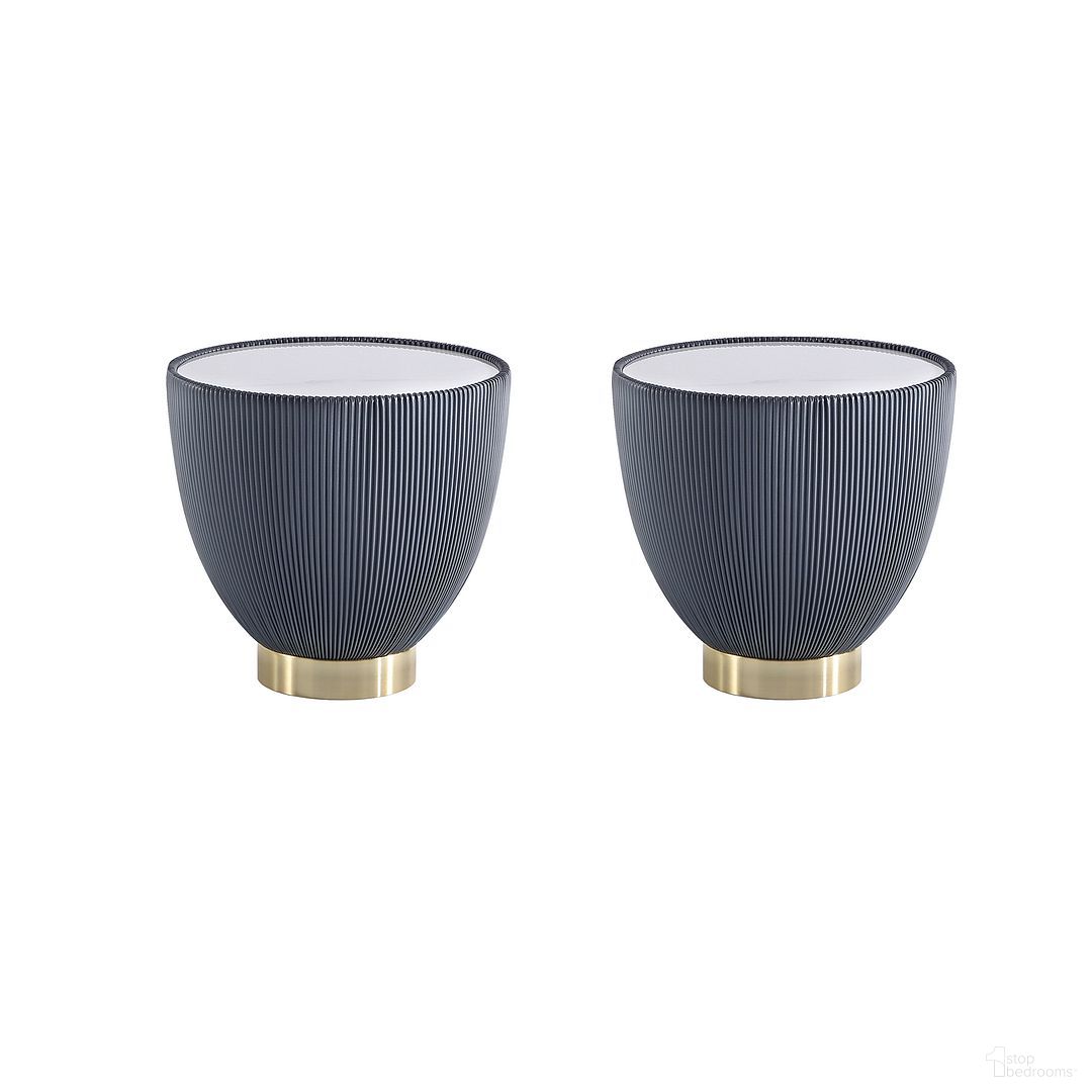 The appearance of Anderson Ceramic Faux Marble Tabletop End Table Set of 2 In Grey designed by Manhattan Comfort in the modern / contemporary interior design. This grey piece of furniture  was selected by 1StopBedrooms from Anderson Collection to add a touch of cosiness and style into your home. Sku: ET005-GY;ET005-GY. Material: Stainless Steel.