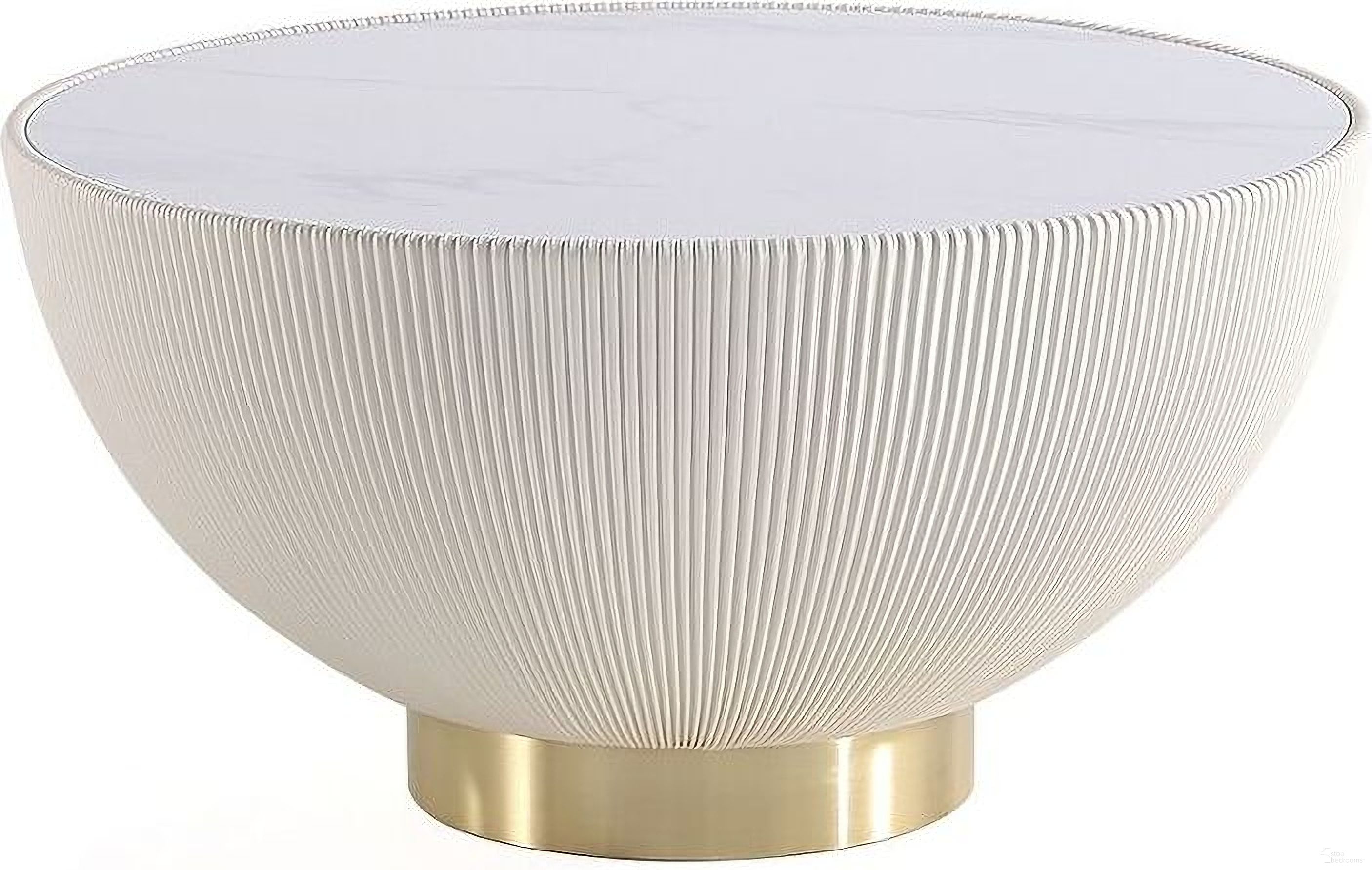 The appearance of Anderson Coffee Table In Cream designed by Manhattan Comfort in the modern / contemporary interior design. This cream piece of furniture  was selected by 1StopBedrooms from Anderson Collection to add a touch of cosiness and style into your home. Sku: CT012-CR. Material: Stainless Steel.