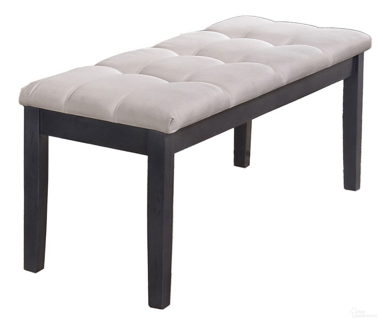 The appearance of Anderson Dining Bench with Tufted Seat In Light Gray Linen Fabric and Gray Wood designed by Best Quality Furniture in the traditional interior design. This gray and light gray piece of furniture  was selected by 1StopBedrooms from Anderson Collection to add a touch of cosiness and style into your home. Sku: D44-B. Material: Wood.
