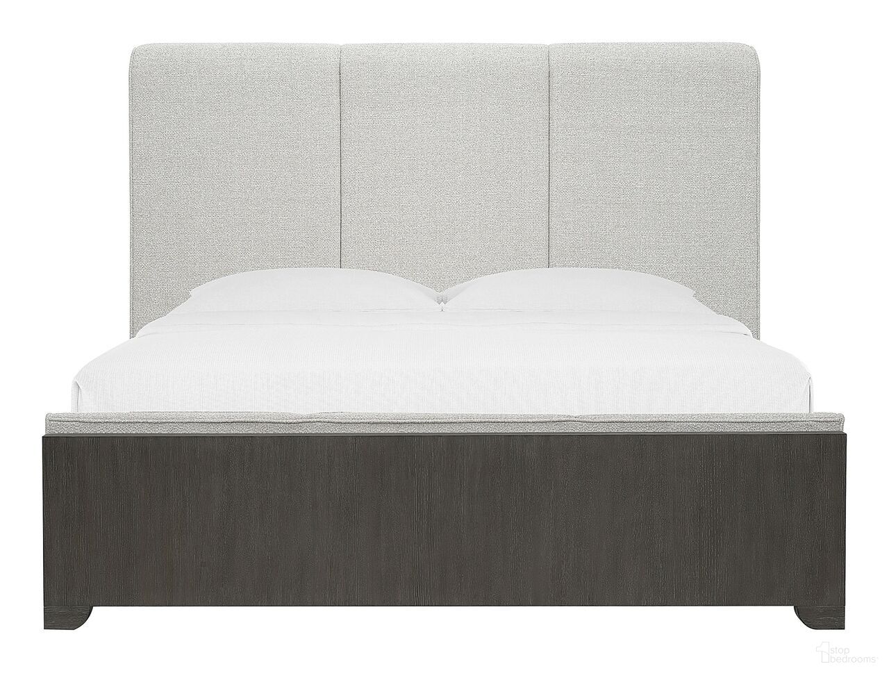 Anderson Park California King Upholstered Bed In Moose Trail and Frontier Brown