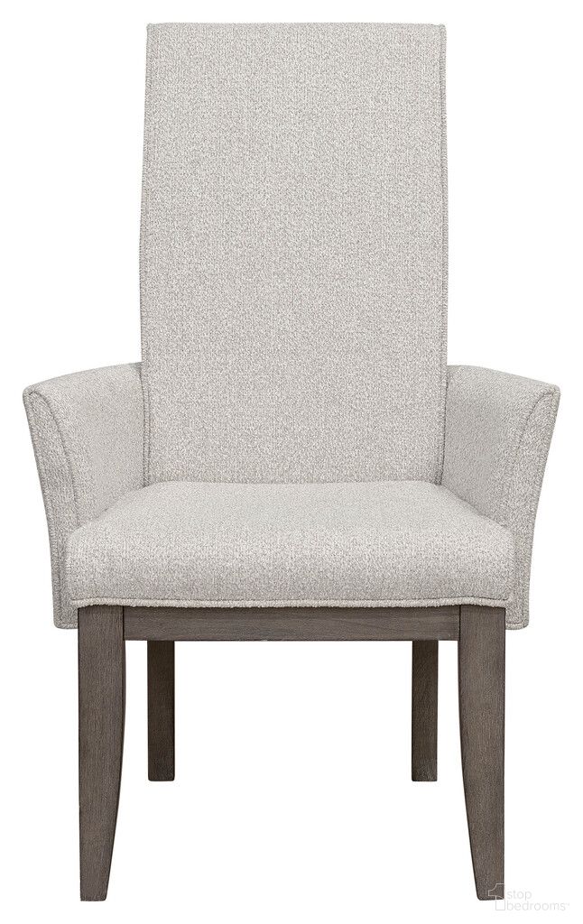 The appearance of Anderson Park Upholstered Arm Chair Set of 2 In Moose Trail and Frontier Brown designed by Pulaski in the modern / contemporary interior design. This moose trail/frontier brown piece of furniture was selected by 1StopBedrooms from Anderson Park Collection to add a touch of cosiness and style into your home. Sku: P402271. Chair Type: Arm Chair. Material: Solid Rubberwood.