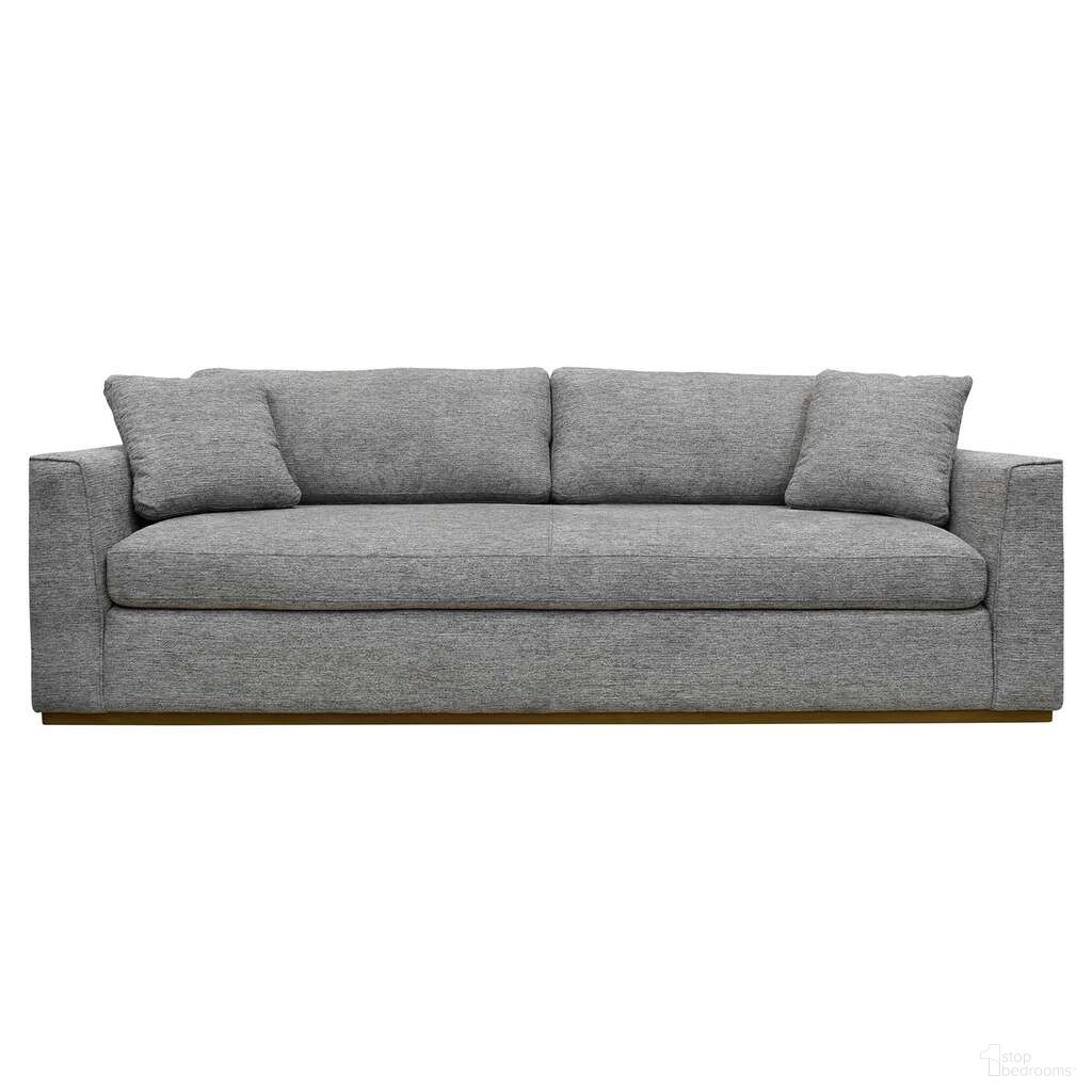 The appearance of Anderson Sofa In Brown and Dark Grey designed by LH Imports in the modern / contemporary interior design. This brown and dark grey piece of furniture was selected by 1StopBedrooms from Anderson Collection to add a touch of cosiness and style into your home. Sku: DAV008-SHA. Material: Pine.
