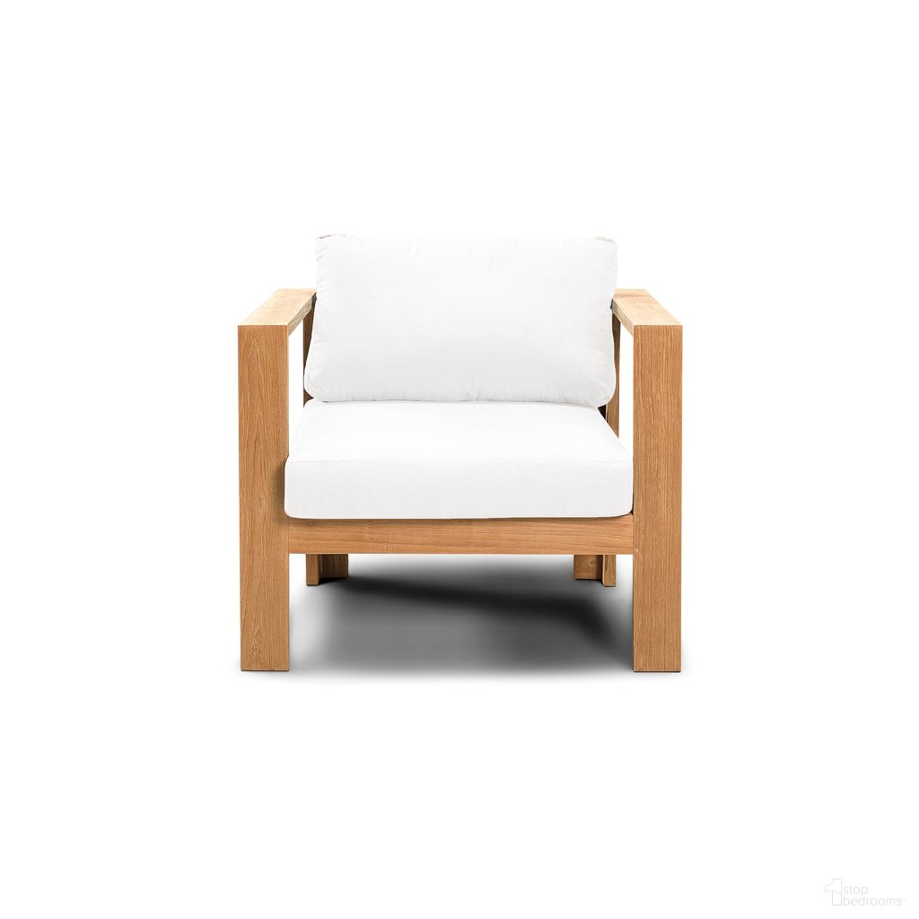 The appearance of Ando Club Chair In Canvas Natural and Teak designed by Harmonia Living in the modern / contemporary interior design. This canvas natural/teak piece of furniture  was selected by 1StopBedrooms from Ando Collection to add a touch of cosiness and style into your home. Sku: HL-ANDO-TK-CC-CN. Material: Teak.