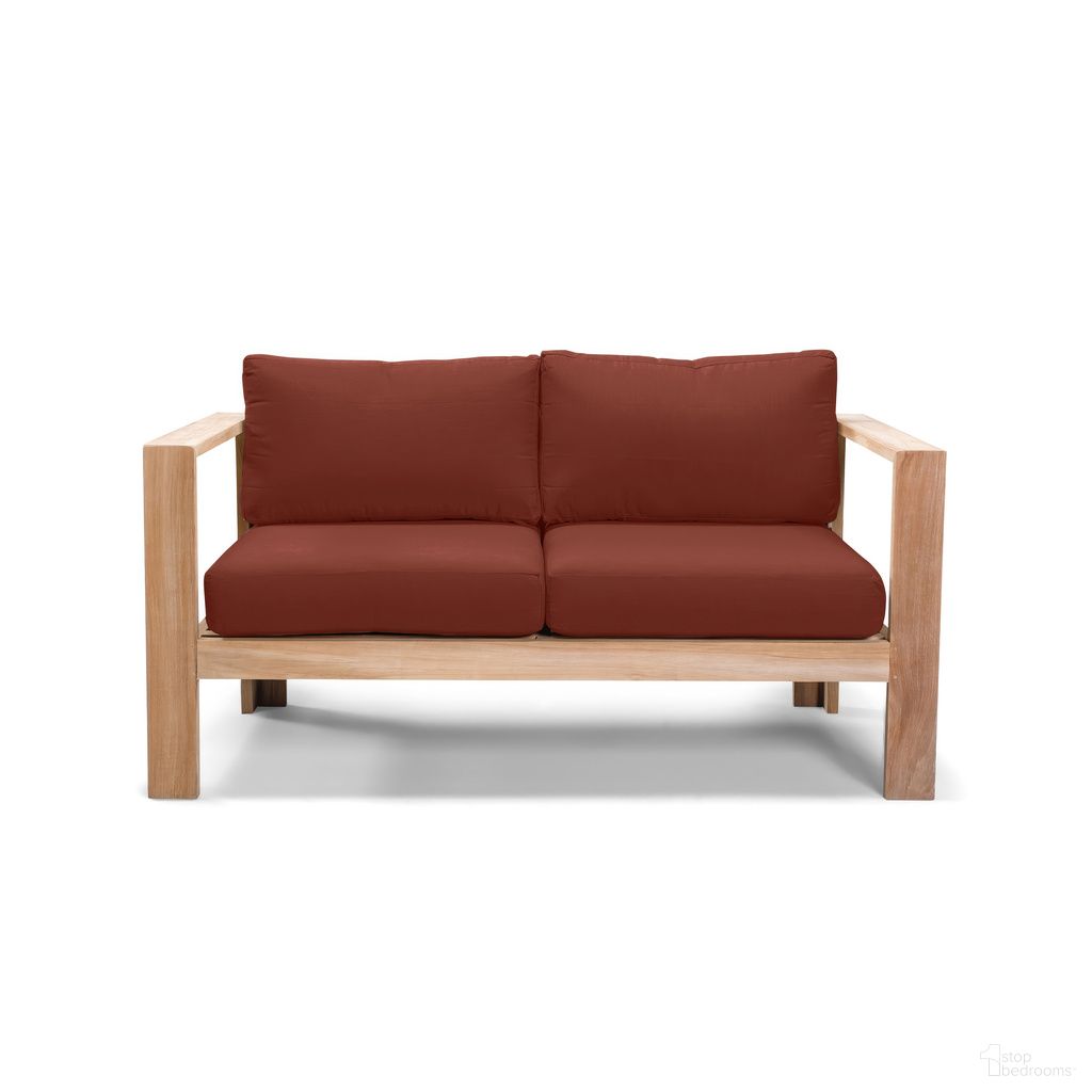 The appearance of Ando Loveseat In Canvas Henna and Teak designed by Harmonia Living in the modern / contemporary interior design. This canvas henna/teak piece of furniture was selected by 1StopBedrooms from Ando Collection to add a touch of cosiness and style into your home. Sku: HL-ANDO-TK-LS-HN. Material: Teak.