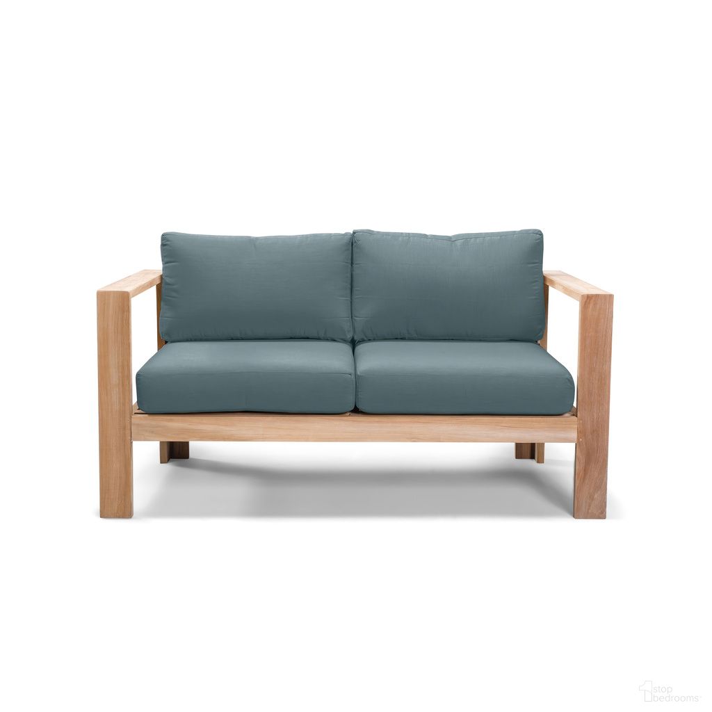 The appearance of Ando Loveseat In Cast Lagoon and Teak designed by Harmonia Living in the modern / contemporary interior design. This cast lagoon/teak piece of furniture was selected by 1StopBedrooms from Ando Collection to add a touch of cosiness and style into your home. Sku: HL-ANDO-TK-LS-CL. Material: Teak.