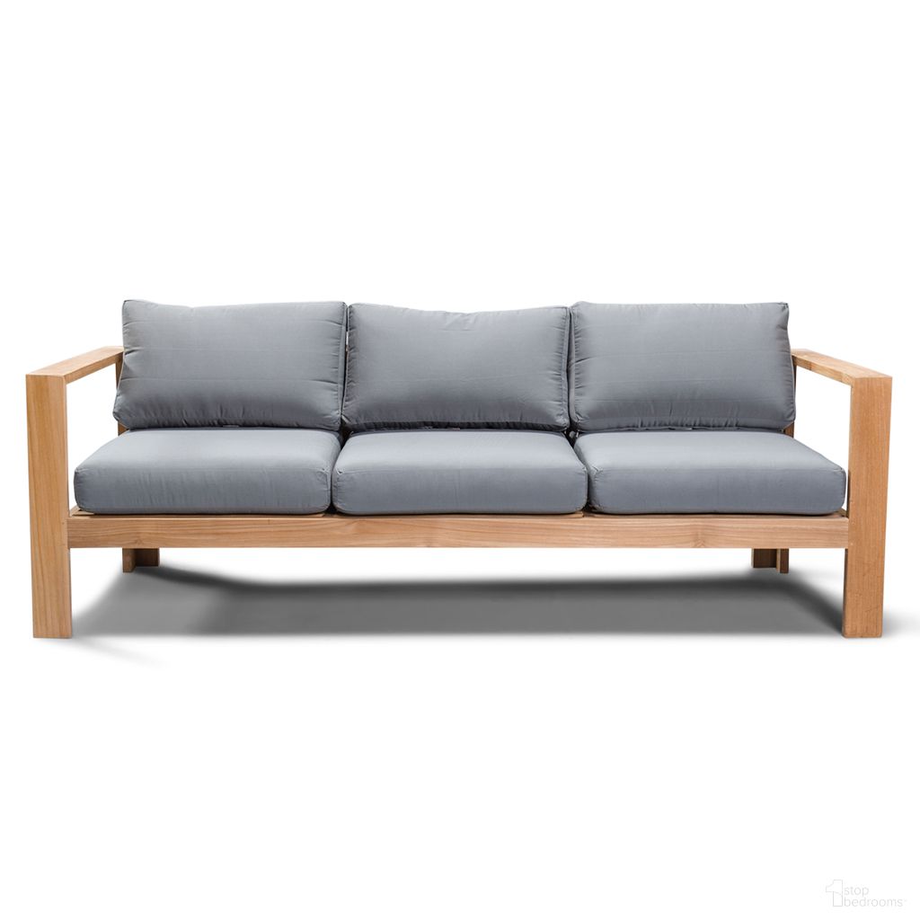 The appearance of Ando Sofa In Canvas Charcoal and Teak designed by Harmonia Living in the modern / contemporary interior design. This canvas charcoal/teak piece of furniture was selected by 1StopBedrooms from Ando Collection to add a touch of cosiness and style into your home. Sku: HL-ANDO-TK-S-CC. Material: Teak.