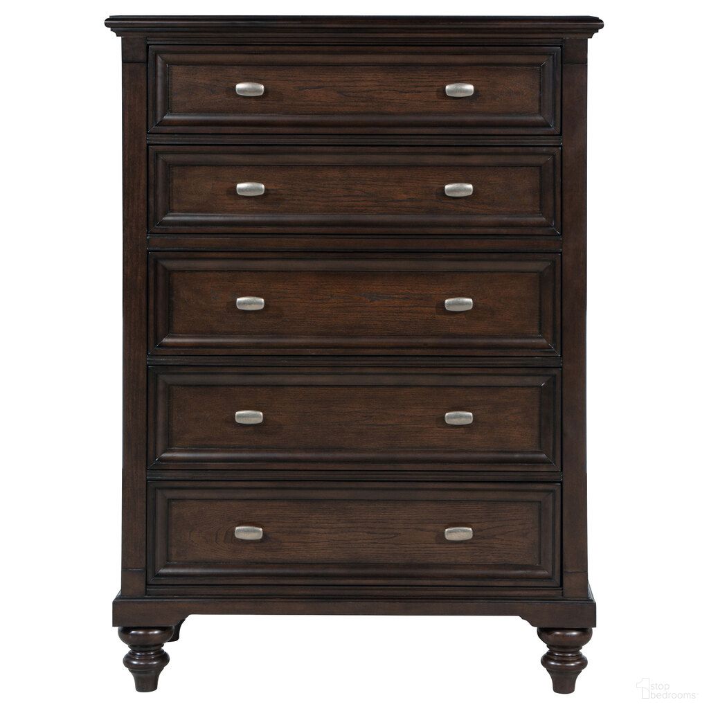Andover 5-Drawer Chest of Drawers In Dark Oak