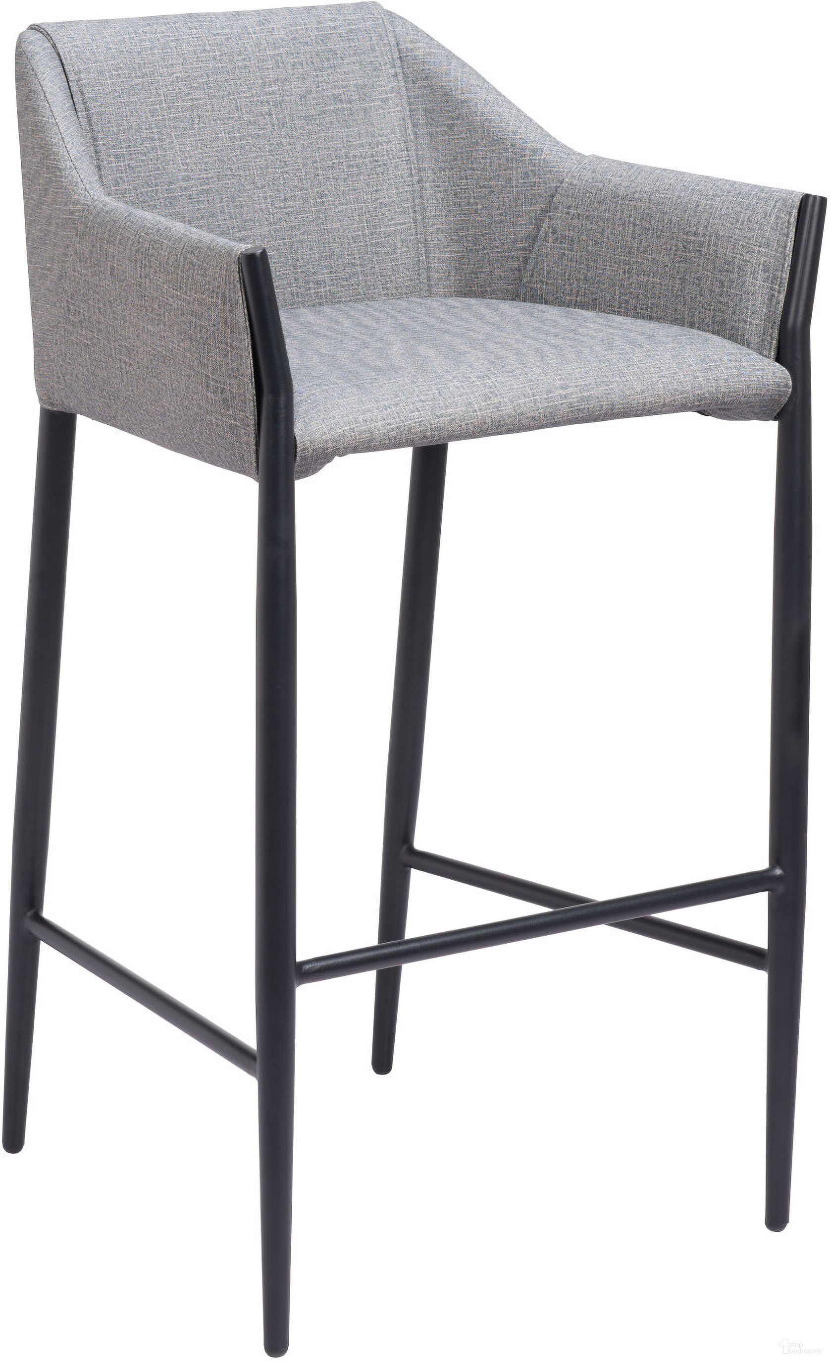 The appearance of Andover Barstool In Slate Gray designed by Zuo Modern in the modern / contemporary interior design. This slate piece of furniture was selected by 1StopBedrooms from Andover Collection to add a touch of cosiness and style into your home. Sku: 110169. Material: Steel.