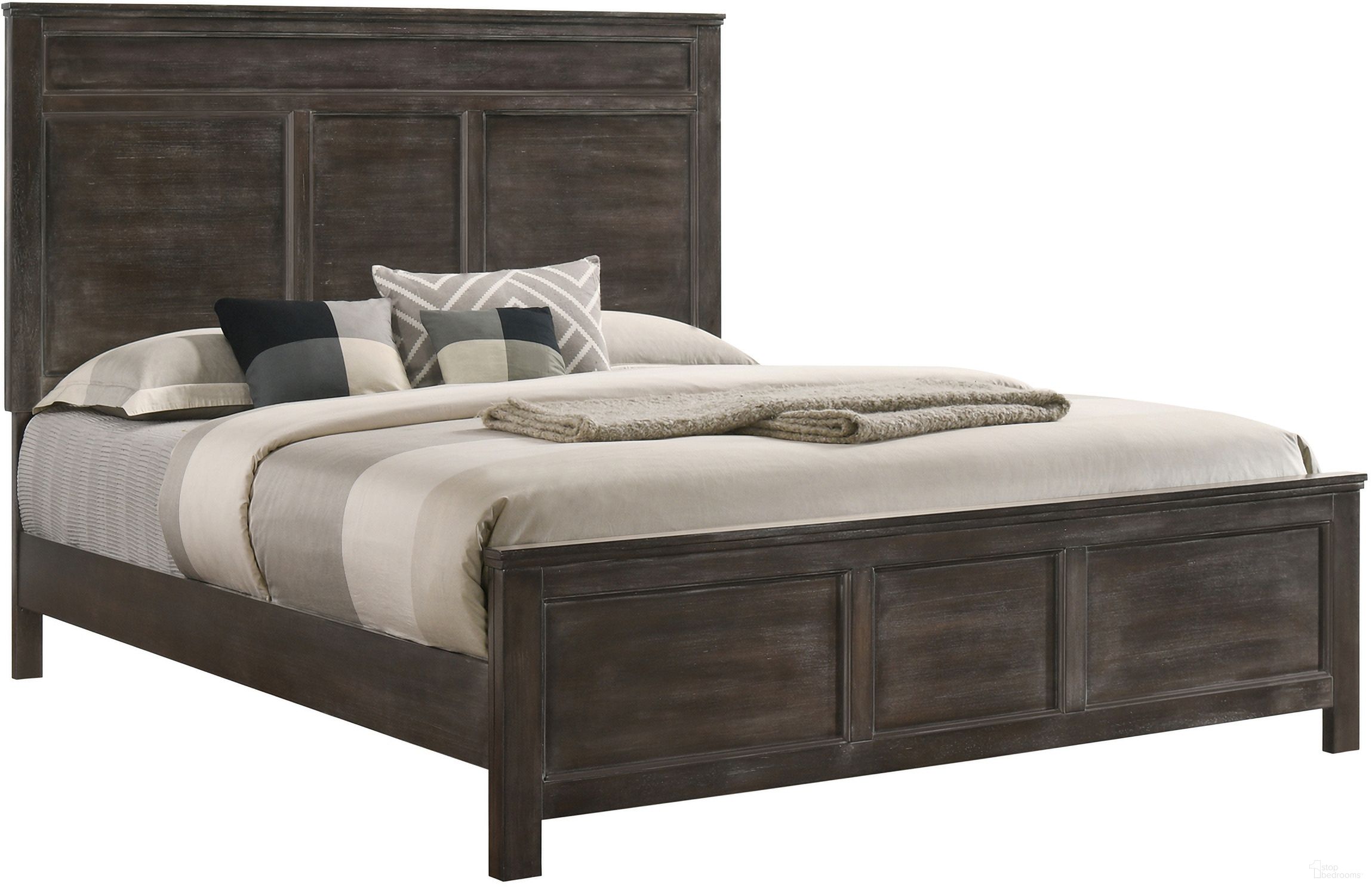 Andover Nutmeg Queen Panel Bed