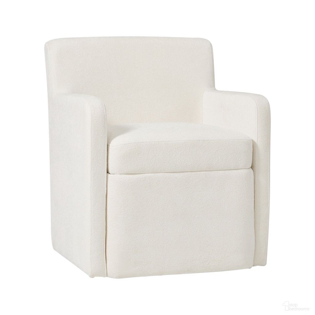 The appearance of Andrea Dining Chair In Beige designed by Karat Home in the modern / contemporary interior design. This beige piece of furniture was selected by 1StopBedrooms from Andrea Collection to add a touch of cosiness and style into your home. Sku: DCXY1444-BGE. Material: Chenille. Chair Type: Arm Chair.