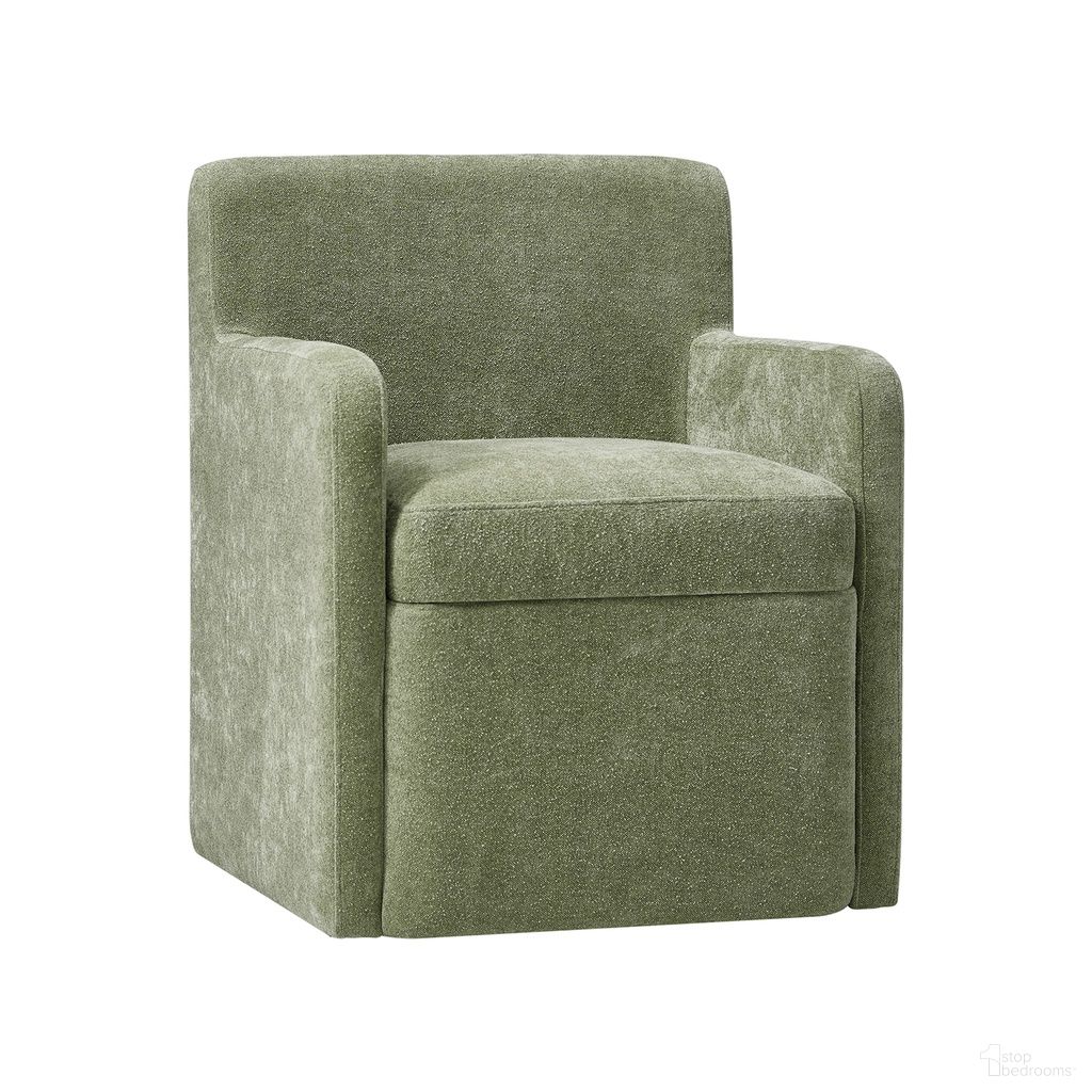The appearance of Andrea Dining Chair In Moss designed by Karat Home in the modern / contemporary interior design. This moss piece of furniture was selected by 1StopBedrooms from Andrea Collection to add a touch of cosiness and style into your home. Sku: DCXY1444-MOS. Material: Chenille. Chair Type: Arm Chair.