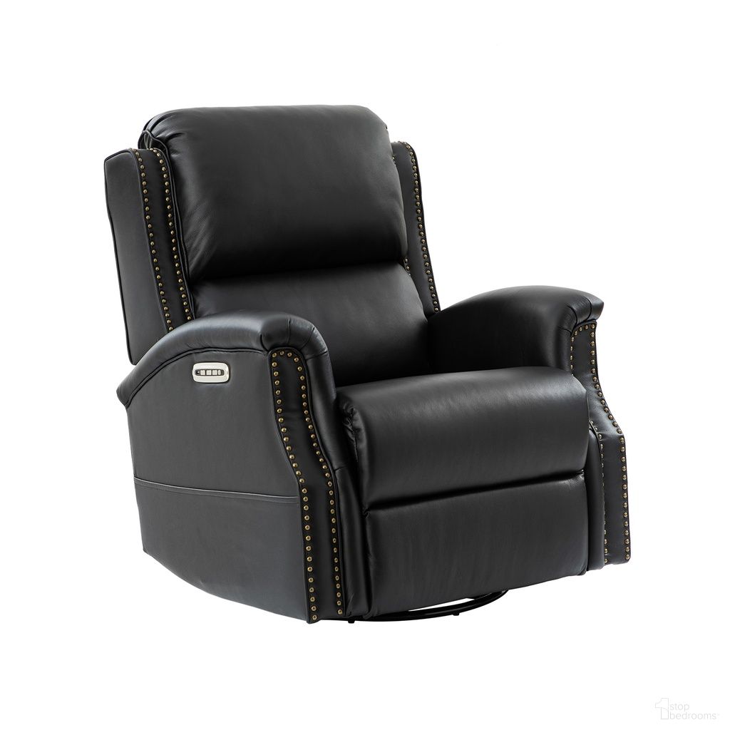 The appearance of Andreas Glider Chair In Black designed by Karat Home in the modern / contemporary interior design. This black piece of furniture  was selected by 1StopBedrooms from Andreas Collection to add a touch of cosiness and style into your home. Sku: RCJL1172-BLK. Material: Genuine Leather.