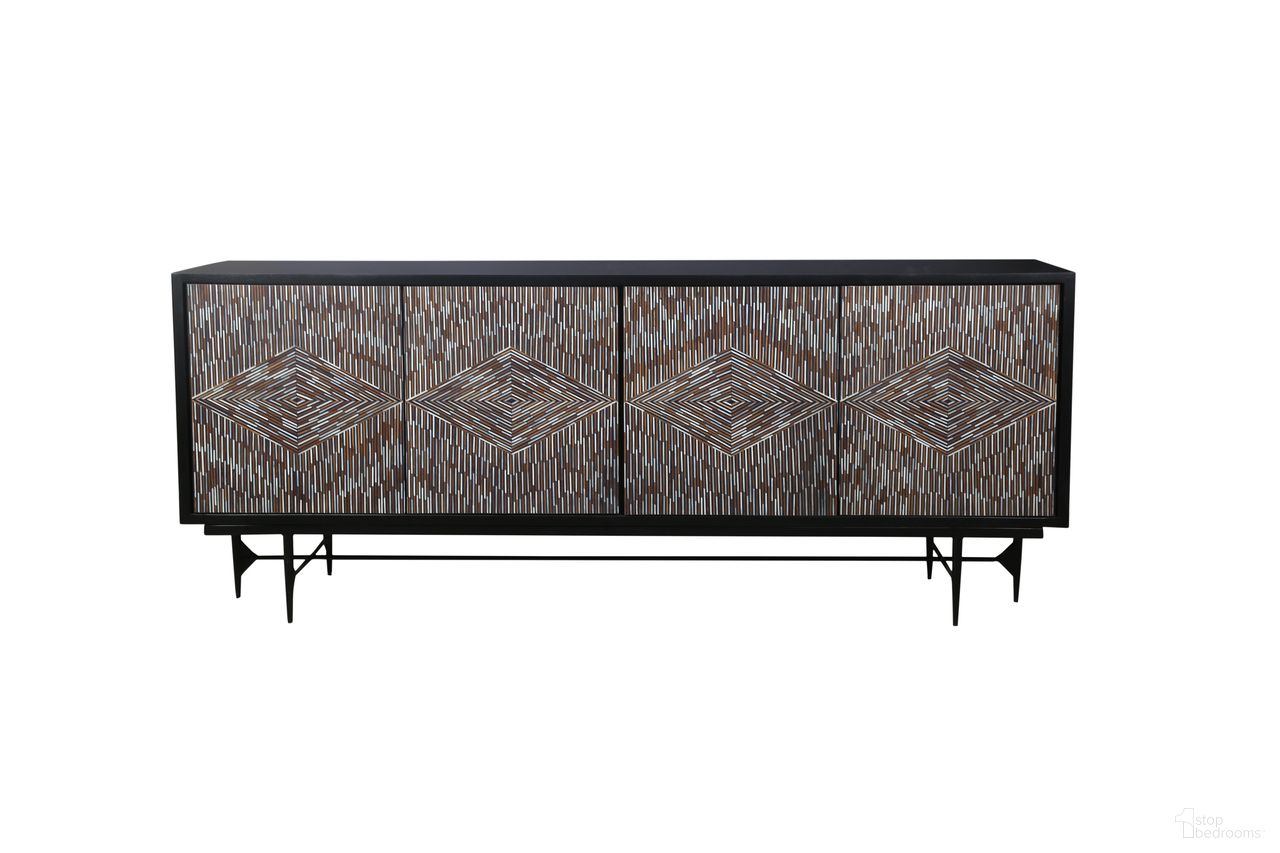 The appearance of Andreas Server In Brown designed by Bassett Mirror Company in the modern / contemporary interior design. This brown piece of furniture was selected by 1StopBedrooms from Andreas Collection to add a touch of cosiness and style into your home. Sku: 6068-DR-576. Material: Wood.
