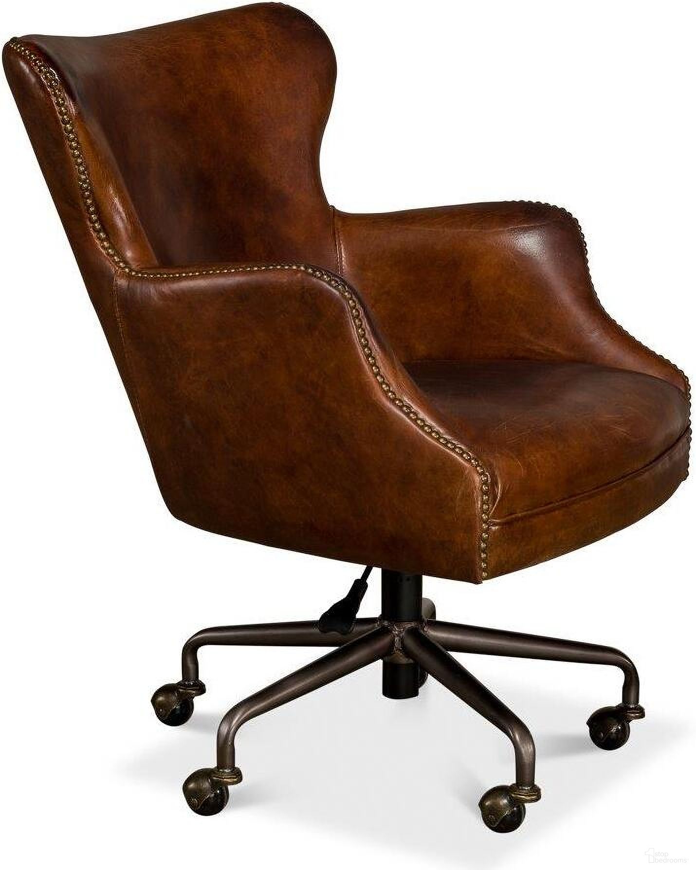 Andrew Vintage Cigar Jackson Desk Chair