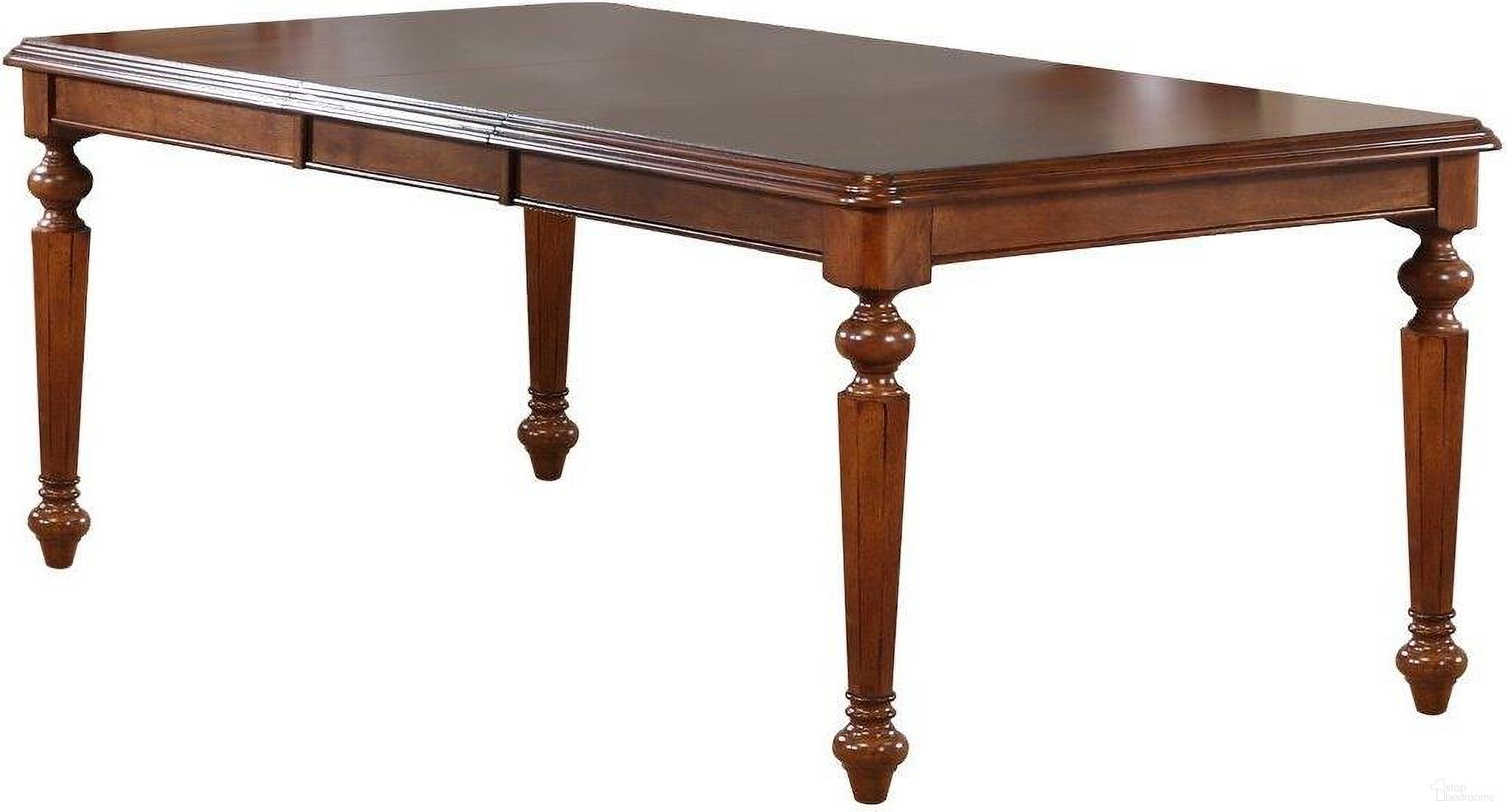 The appearance of Andrews Chestnut Brown Butterfly Leaf Dining Table designed by Sunset Trading in the traditional interior design. This chestnut brown piece of furniture was selected by 1StopBedrooms from Andrews Collection to add a touch of cosiness and style into your home. Sku: DLU-ADW4276-CT. Table Base Style: Legs. Material: Wood. Table Top Shape: Rectangular. Size: 42" x 76".