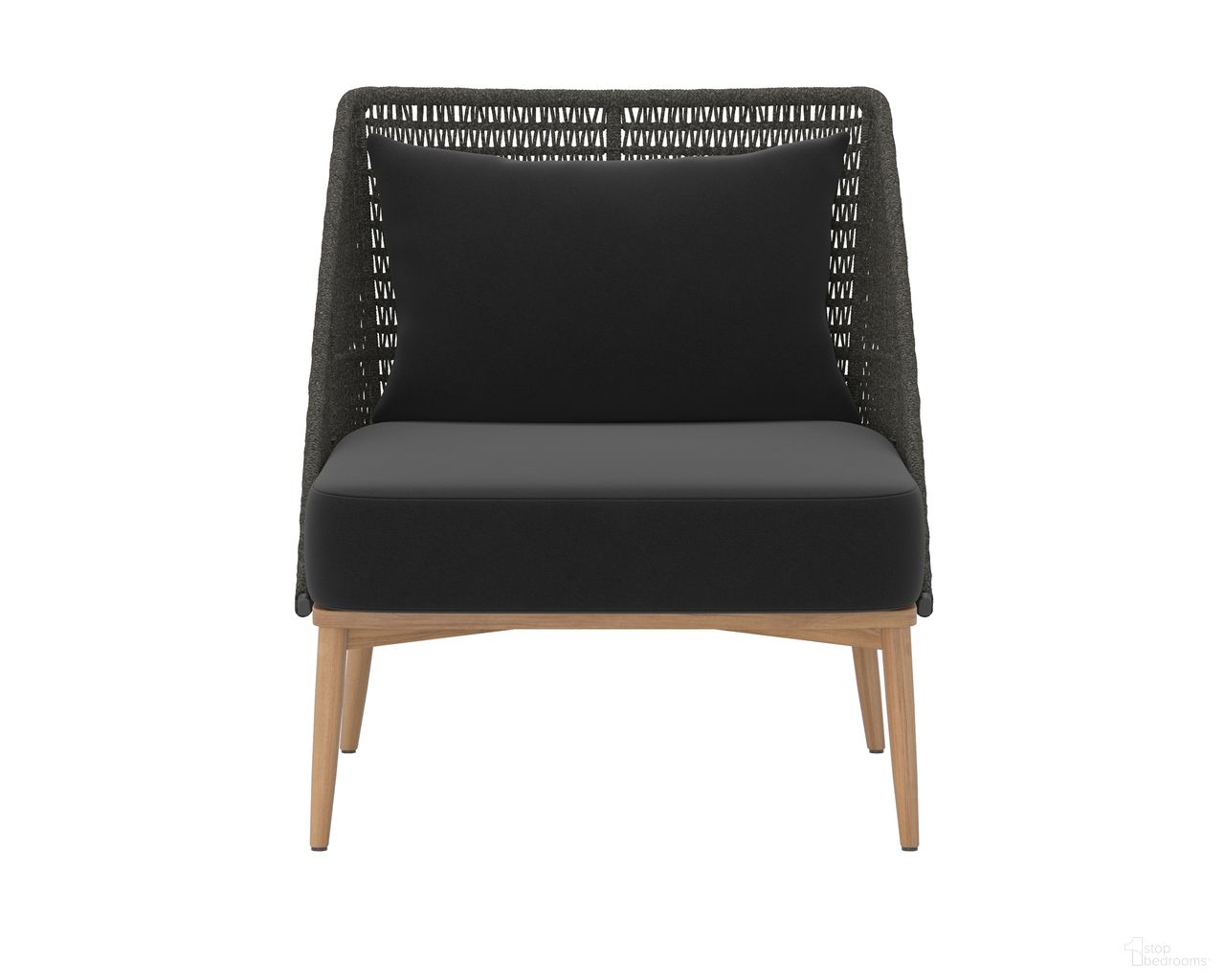 Andria Lounge Chair In Arashi Black