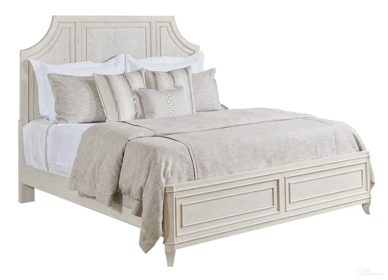 Harmony Angeline King Panel Bed In Eggshell