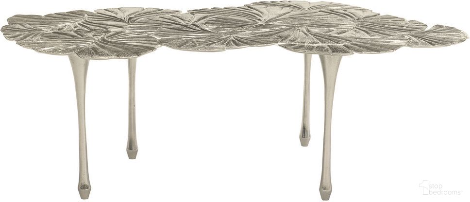 The appearance of Annabella Cocktail Table designed by Bernhardt in the modern / contemporary interior design. This satin nickel piece of furniture  was selected by 1StopBedrooms from Annabella Collection to add a touch of cosiness and style into your home. Sku: 379024. Material: Aluminum.