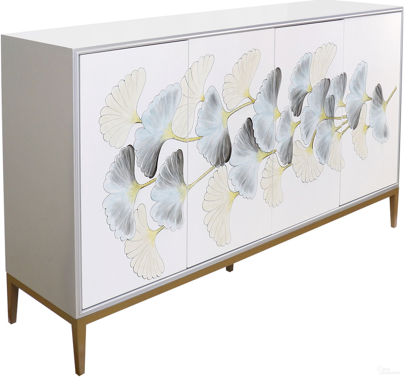The appearance of Annabelle Sideboard In Ivory and Silver designed by Pasargad Home in the modern / contemporary interior design. This ivory and silver piece of furniture was selected by 1StopBedrooms from Pearl Collection to add a touch of cosiness and style into your home. Sku: PPH-Y4. Material: Wood.