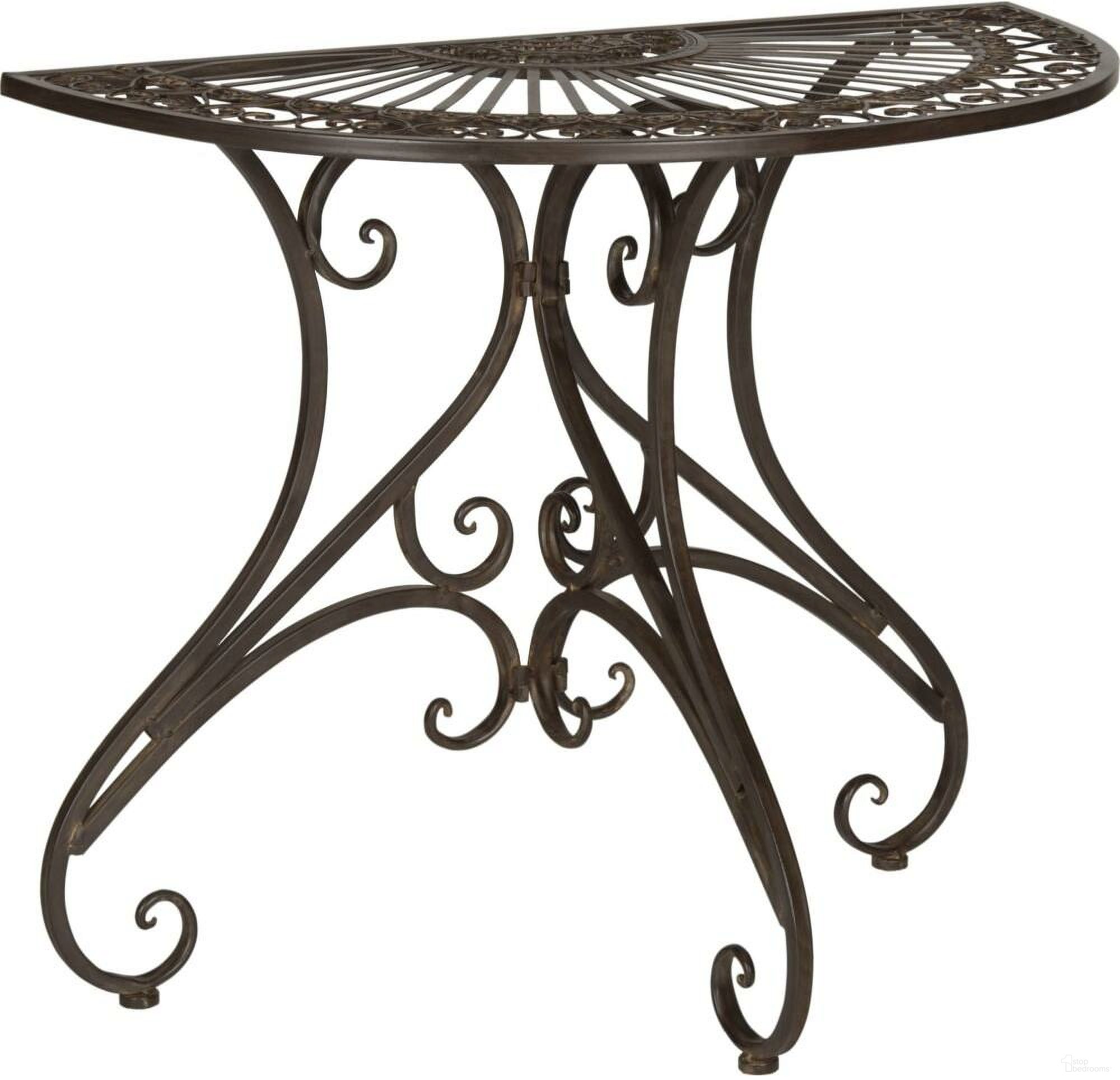 Annalise Rustic Brown Accent Table