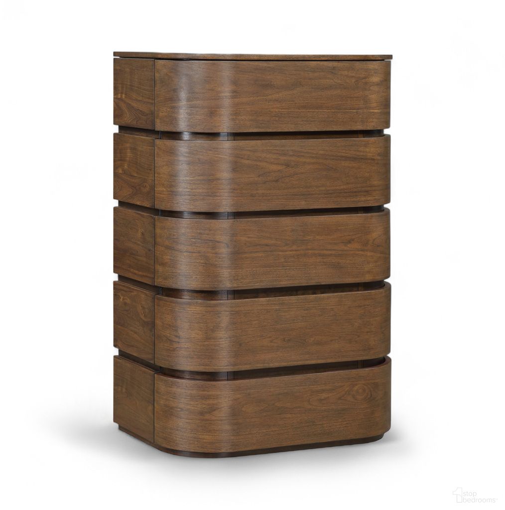 The appearance of Annalise Solid Wood Chest In Brown designed by Meridian in the transitional interior design. This brown piece of furniture  was selected by 1StopBedrooms from Annalise Collection to add a touch of cosiness and style into your home. Sku: 859Brown-CH. Material: Rubberwood.