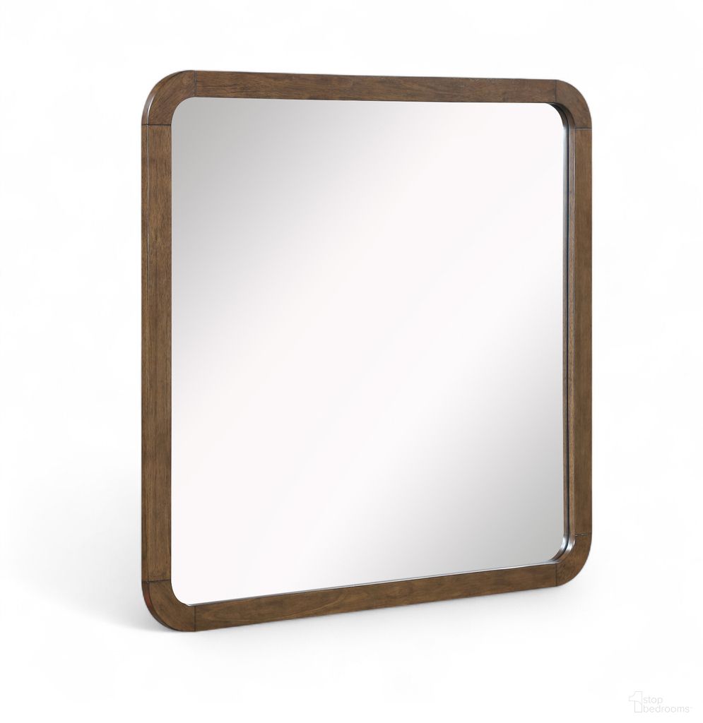 The appearance of Annalise Solid Wood Mirror In Brown designed by Meridian in the transitional interior design. This brown piece of furniture was selected by 1StopBedrooms from Annalise Collection to add a touch of cosiness and style into your home. Sku: 859Brown-M. Material: Glass.