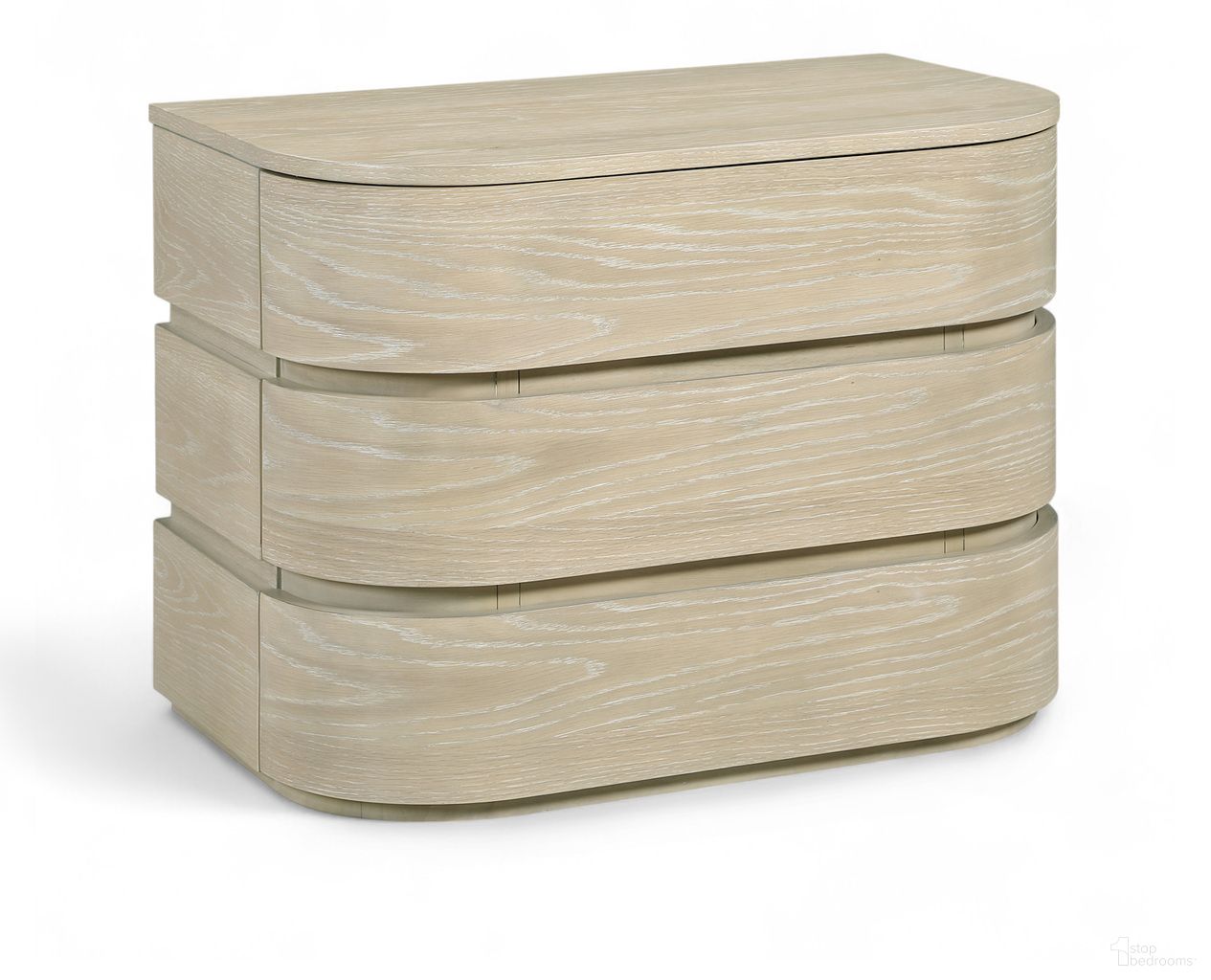 The appearance of Annalise Solid Wood Night Stand In Natural designed by Meridian in the transitional interior design. This natural piece of furniture was selected by 1StopBedrooms from Annalise Collection to add a touch of cosiness and style into your home. Sku: 859Oak-NS. Material: Rubberwood.