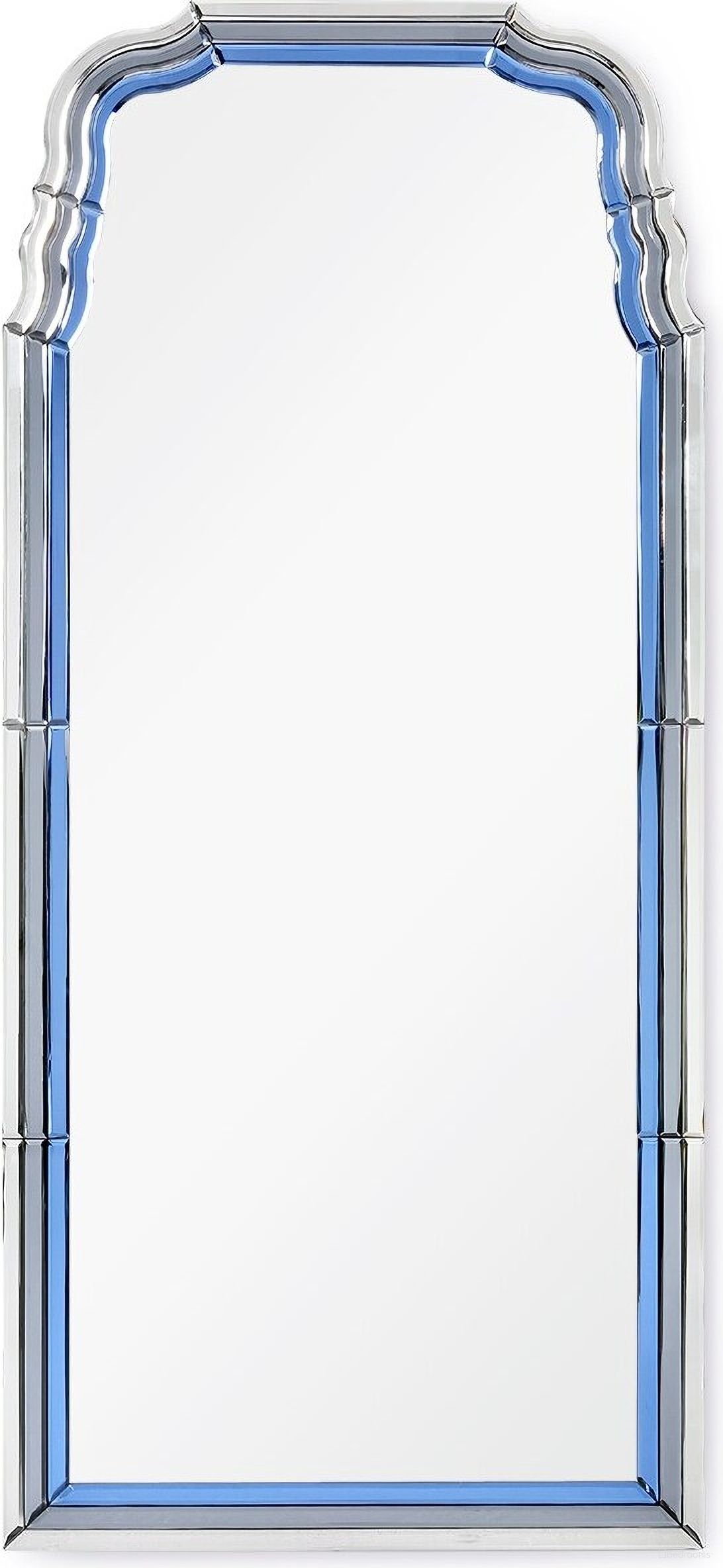 The appearance of Anne Mirror In Sapphire Blue designed by Villa & House in the transitional interior design. This sapphire blue piece of furniture was selected by 1StopBedrooms from Anne Collection to add a touch of cosiness and style into your home. Sku: ANE-670-78. Material: Wood.