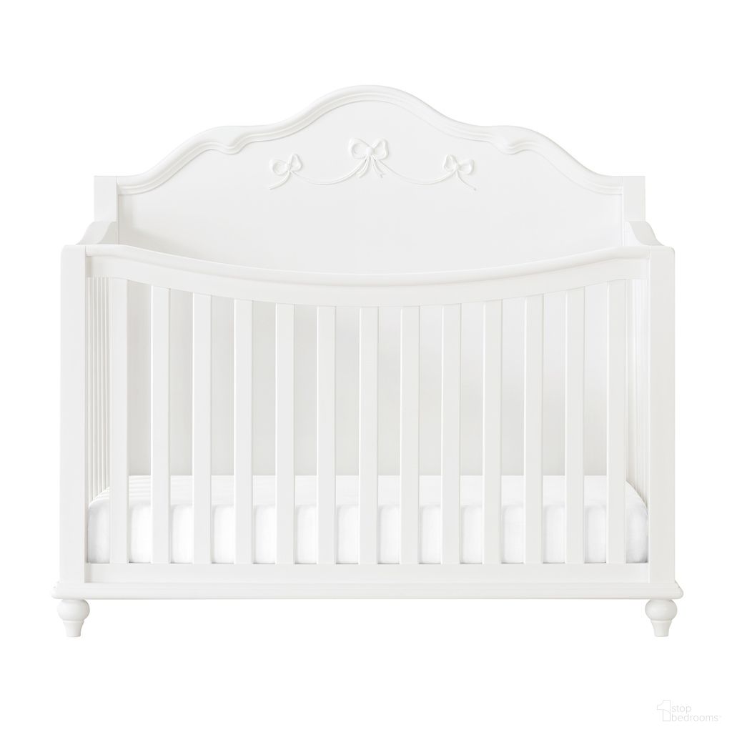Annie Crib with Guardrails In White