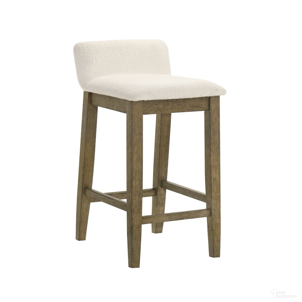 The appearance of Annikah Counter Height Bar Stool In Putty Brown and White designed by Armen Living in the modern / contemporary interior design. This putty brown and white piece of furniture was selected by 1StopBedrooms from Annikah Collection to add a touch of cosiness and style into your home. Sku: LCAKBAWHPB26. Material: Polyester.
