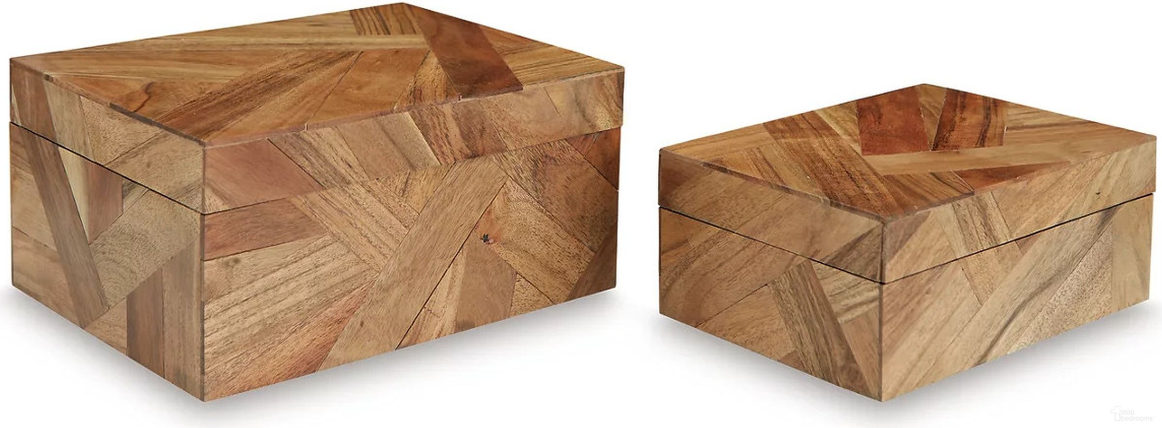 The appearance of Antford Box Set of 2 In Brown designed by Signature Design by Ashley in the transitional interior design. This brown piece of furniture was selected by 1StopBedrooms from Antford Collection to add a touch of cosiness and style into your home. Sku: A2000691. Material: Wood.