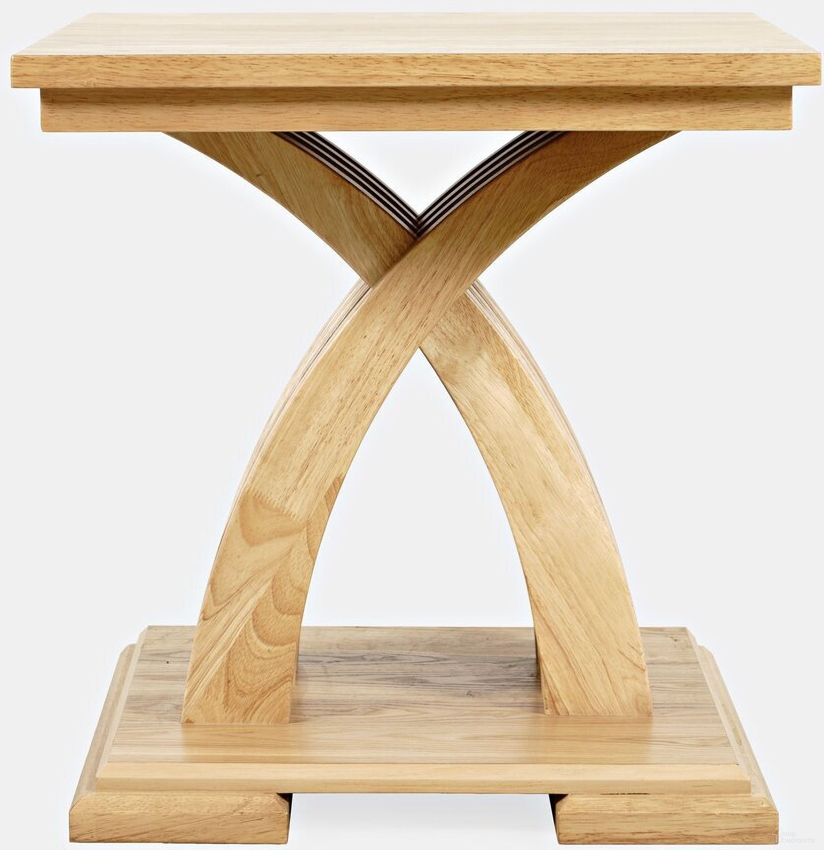 The appearance of Anthology Curved Base Square End Table In Natural designed by Jofran in the modern / contemporary interior design. This natural piece of furniture was selected by 1StopBedrooms from Anthology Collection to add a touch of cosiness and style into your home. Sku: 2092-3. Material: Plywood.