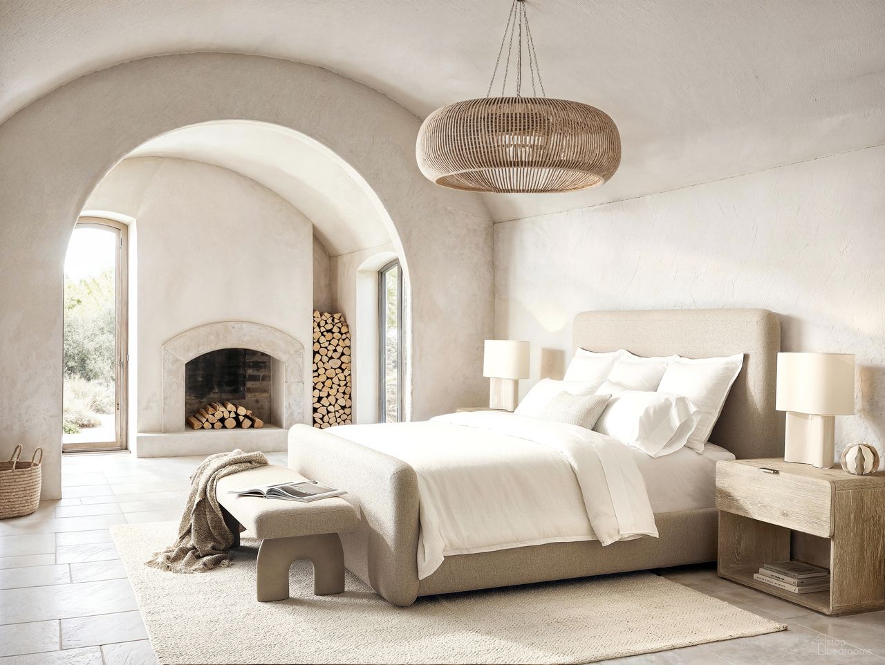 Antibes Bedroom Set In Beige