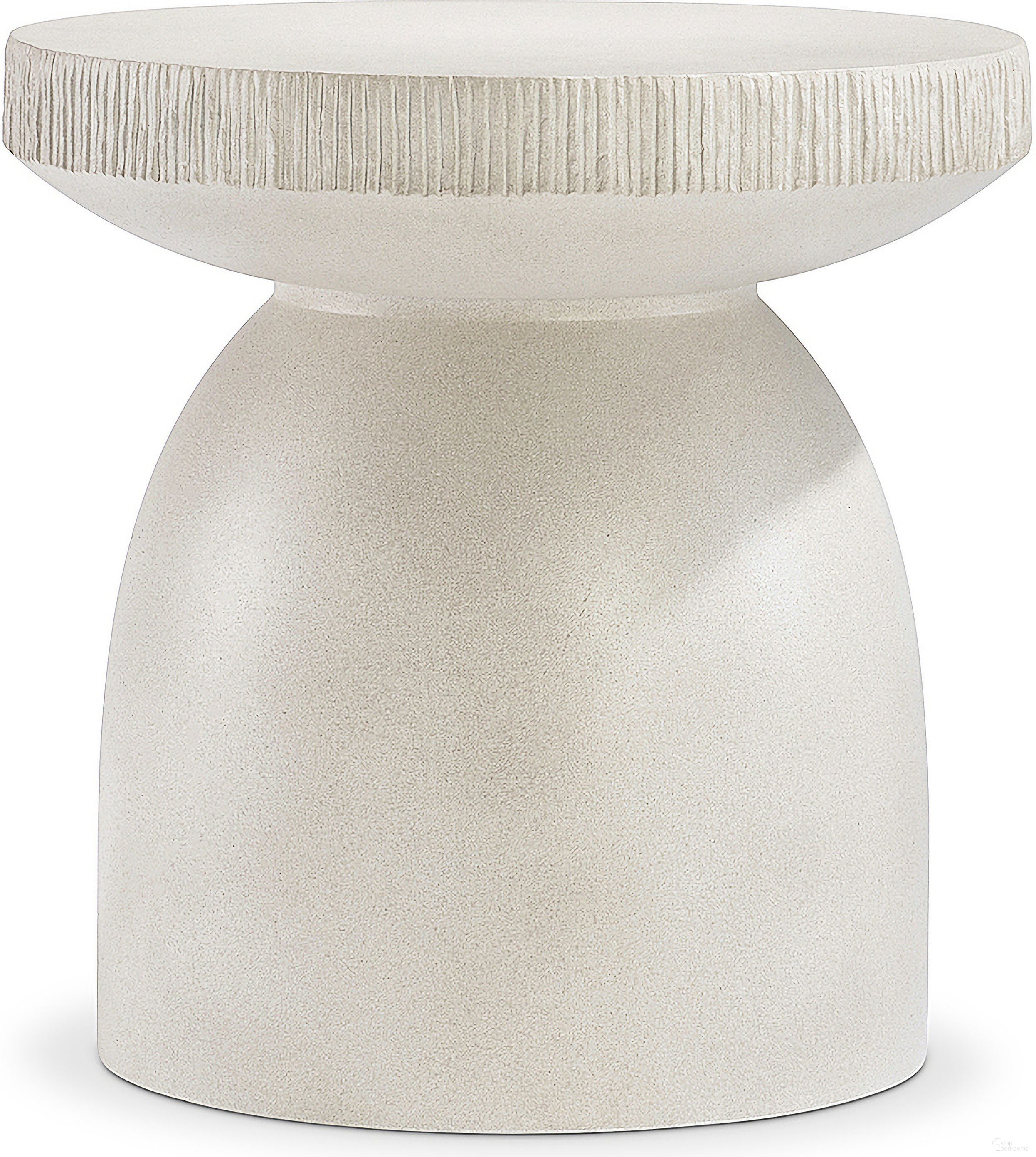The appearance of Antibes Pedestal Side Table In Beige designed by Bernhardt in the modern / contemporary interior design. This beige piece of furniture was selected by 1StopBedrooms from Antibes Collection to add a touch of cosiness and style into your home. Sku: 350125. Material: Concrete.