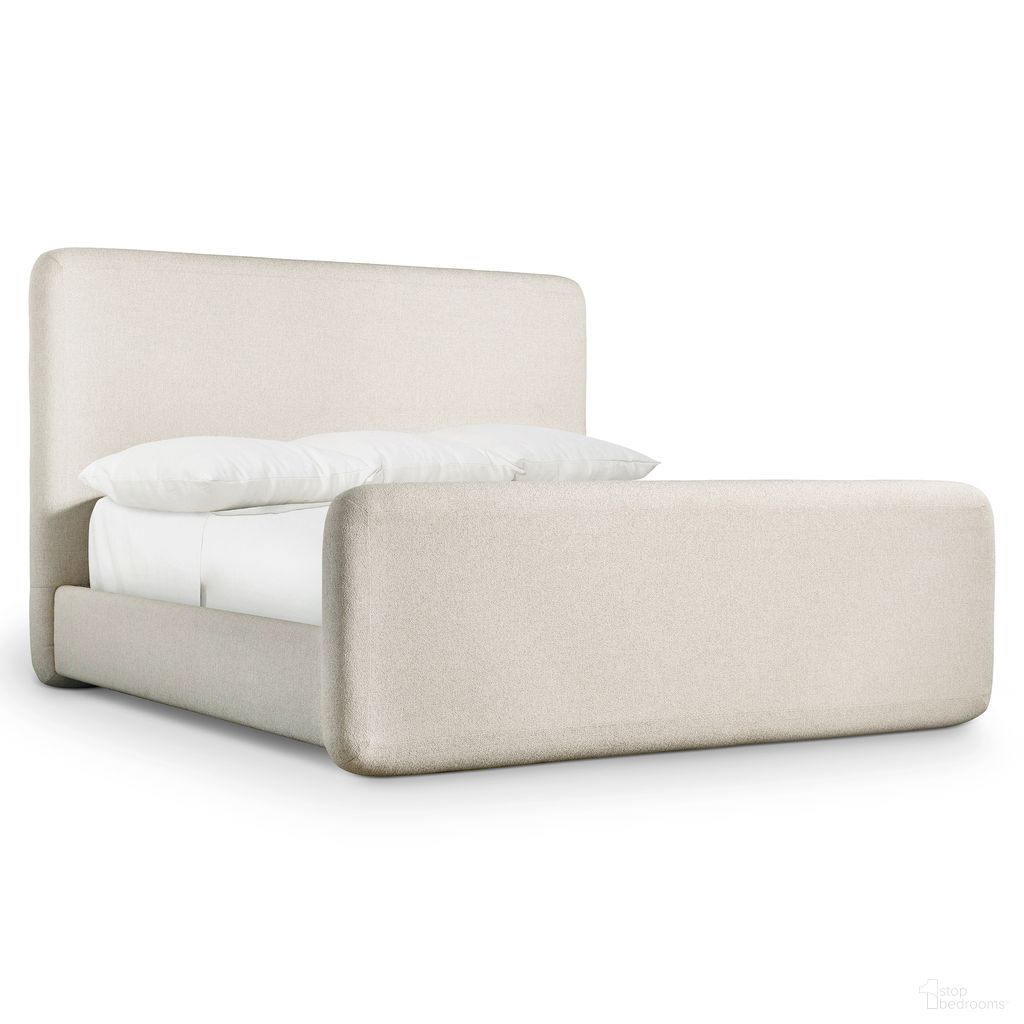 Antibes Queen Panel Bed In Beige