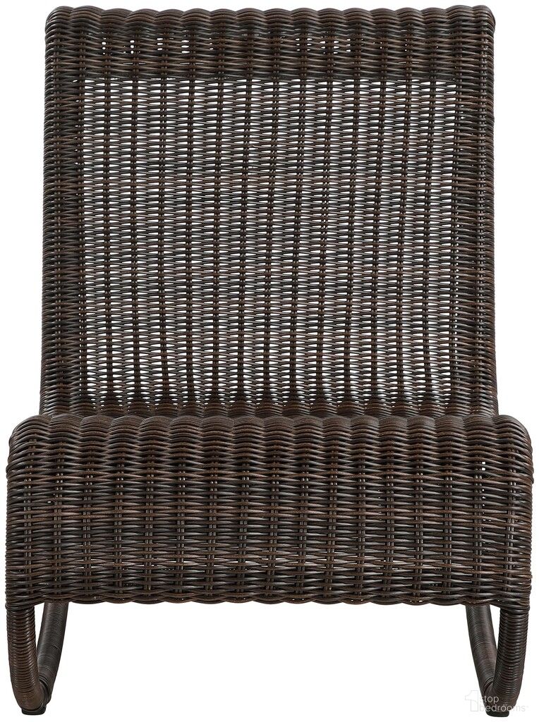 The appearance of Antigua Wicker Outdoor Patio Rocking Chair In Brown designed by Meridian in the coastal interior design. This brown piece of furniture was selected by 1StopBedrooms from Antigua Collection to add a touch of cosiness and style into your home. Sku: 55011Brown. Material: Wicker.