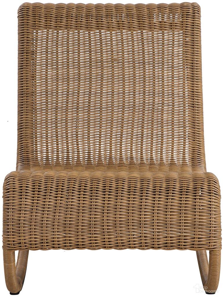 Antigua Wicker Outdoor Patio Rocking Chair In Natural