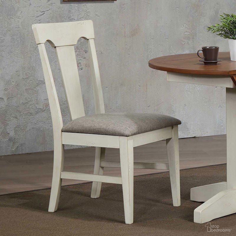 The appearance of Antique White Panel Back Side Chair Set of 2 designed by ECI in the transitional interior design. This antique white piece of furniture  was selected by 1StopBedrooms from Choices Collection to add a touch of cosiness and style into your home. Sku: 0739-20-S1. Material: Wood. Chair Type: Side Chair.
