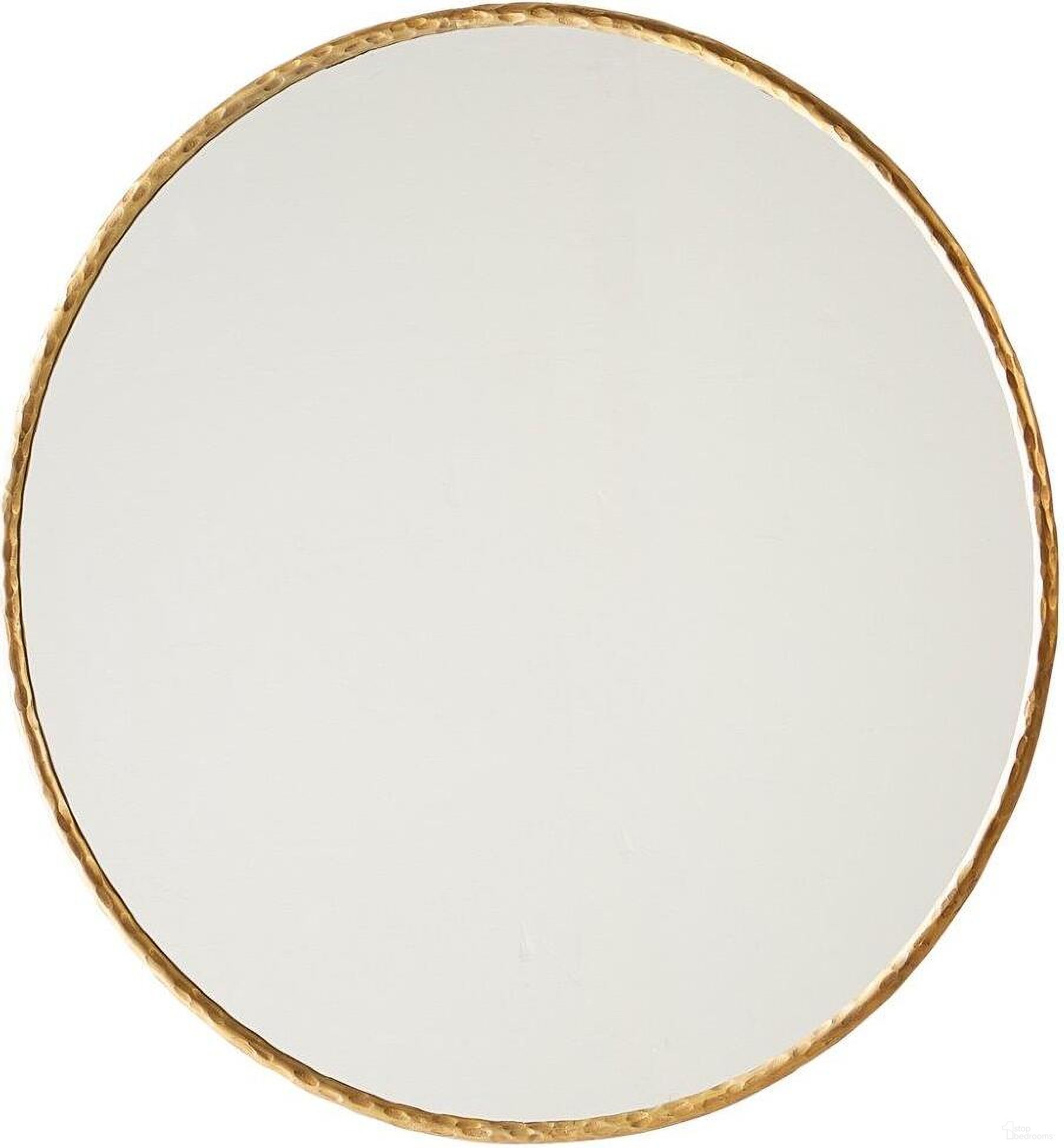 The appearance of Antiqued Gold Edged Mirror designed by Furniture Classics in the transitional interior design. This  piece of furniture  was selected by 1StopBedrooms from  to add a touch of cosiness and style into your home. Sku: 40-190AG. Material: Iron.
