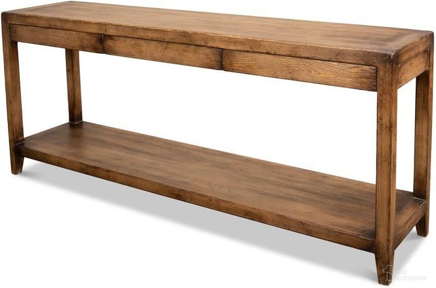 The appearance of Anton Brown 4 Drawer Console Table designed by Sarreid in the transitional interior design. This brown piece of furniture was selected by 1StopBedrooms from Anton Collection to add a touch of cosiness and style into your home. Sku: 53282.