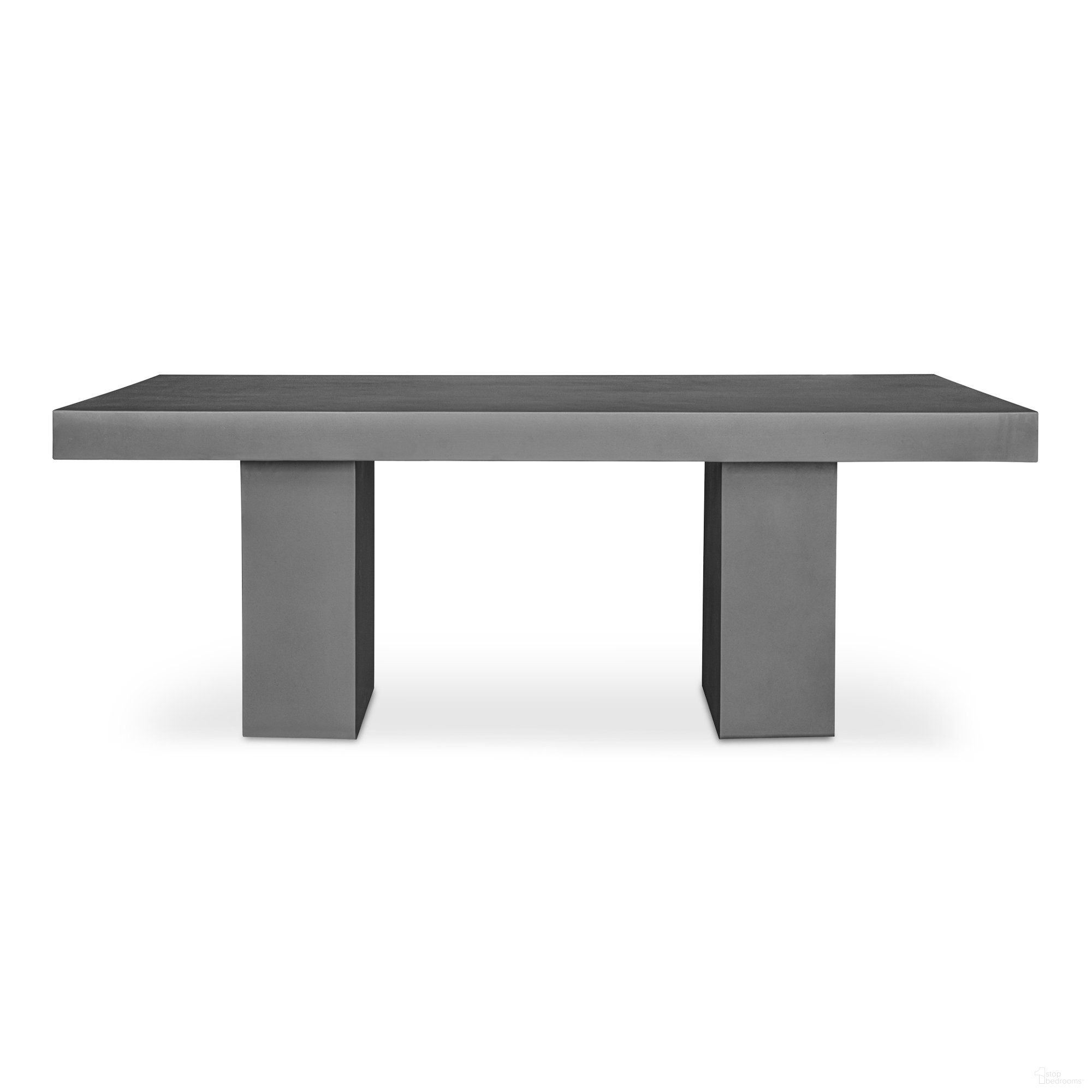 The appearance of Antonius Water Based Acrylic Outdoor Dining Table designed by Moes Home in the modern / contemporary interior design. This gray piece of furniture  was selected by 1StopBedrooms from Antonius Collection to add a touch of cosiness and style into your home. Sku: BQ-1000-25-0. Material: Cement.