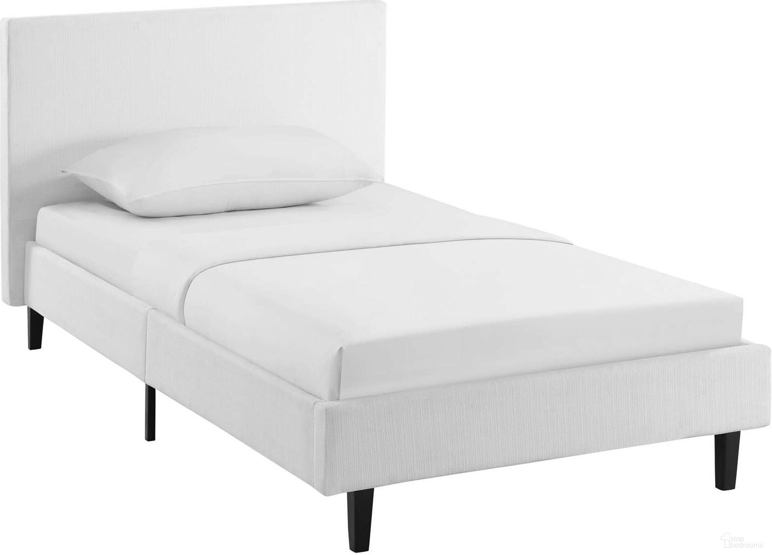 Anya White Twin Bed