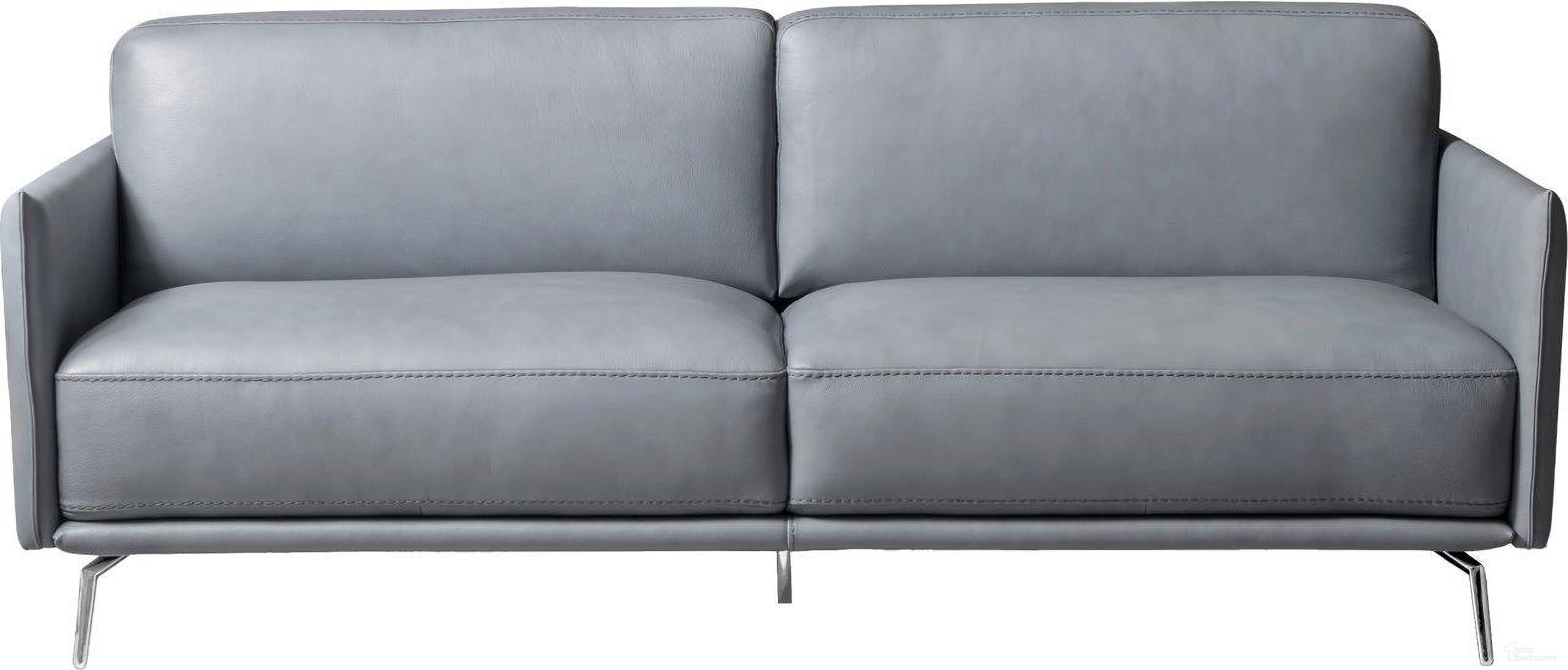The appearance of Anzio Sofa In Niagara designed by Bellini Modern Living in the  interior design. This niagara piece of furniture  was selected by 1StopBedrooms from Anzio Collection to add a touch of cosiness and style into your home. Sku: Anzio S NGRA. Material: Leather.