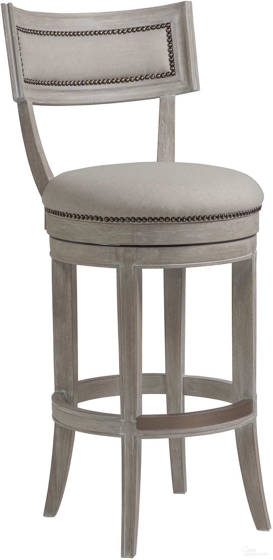 The appearance of Cohesion Program Apertif Swivel Bar Stool In Bianco designed by Artistica Home in the transitional interior design. This bianco piece of furniture was selected by 1StopBedrooms from Cohesion Program Collection to add a touch of cosiness and style into your home. Sku: 2000-896-40-01. Material: Wood.