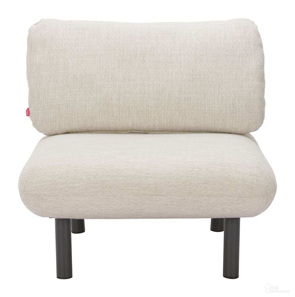 The appearance of Aperto Accent Chair In Beige designed by Zuo Modern in the modern / contemporary interior design. This beige piece of furniture was selected by 1StopBedrooms from Aperto Collection to add a touch of cosiness and style into your home. Sku: 704122. Material: Olefin.