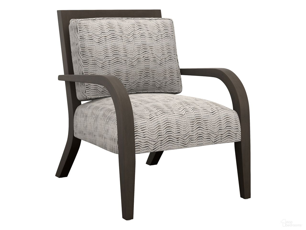 The appearance of Featured Upholstery Apollo Chair In Gray designed by Lexington in the transitional interior design. This gray piece of furniture  was selected by 1StopBedrooms from Featured Upholstery Collection to add a touch of cosiness and style into your home. Sku: 1560-11-72. Material: Wood.