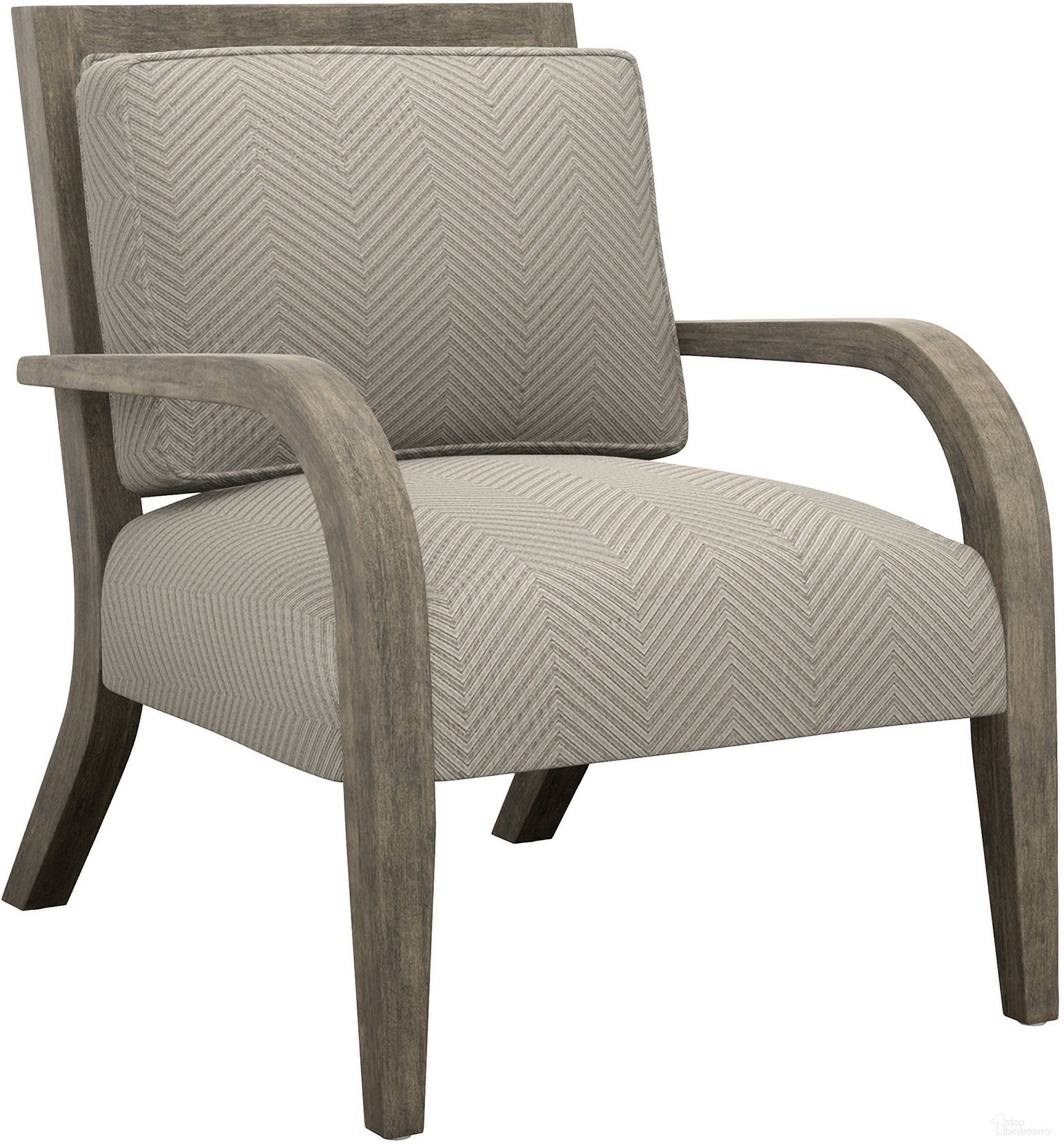 The appearance of Featured Upholstery Apollo Chair In Gray designed by Lexington in the transitional interior design. This gray piece of furniture  was selected by 1StopBedrooms from Featured Upholstery Collection to add a touch of cosiness and style into your home. Sku: 1560-11-74. Material: Fabric.